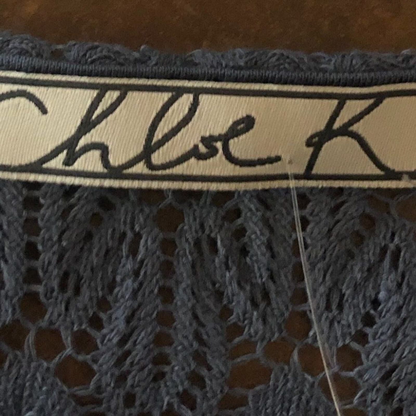 Chloe Chloe K Large Knit Lace Sweater Top Long Sleeve Delicate Cot Size L / US 10 / IT 46 - 7 Thumbnail