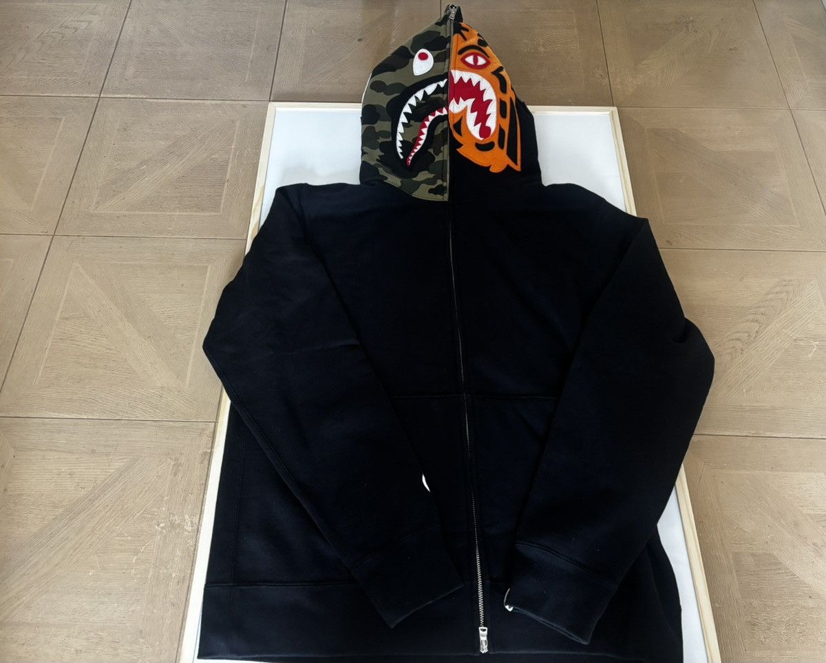 Bape Authentic ape bape tiger shark full zip hoodie XL good used Size US XL / EU 56 / 4 - 1 Thumbnail