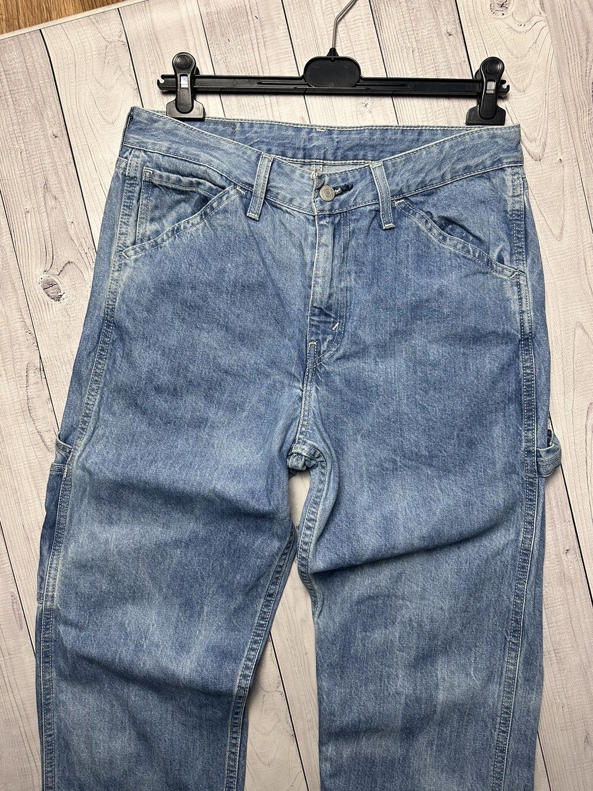 Levi's Vintage Clothing × Vintage Vintage Levi’s Work pants denim pockets size 31/34 Size US 31 - 7 Thumbnail