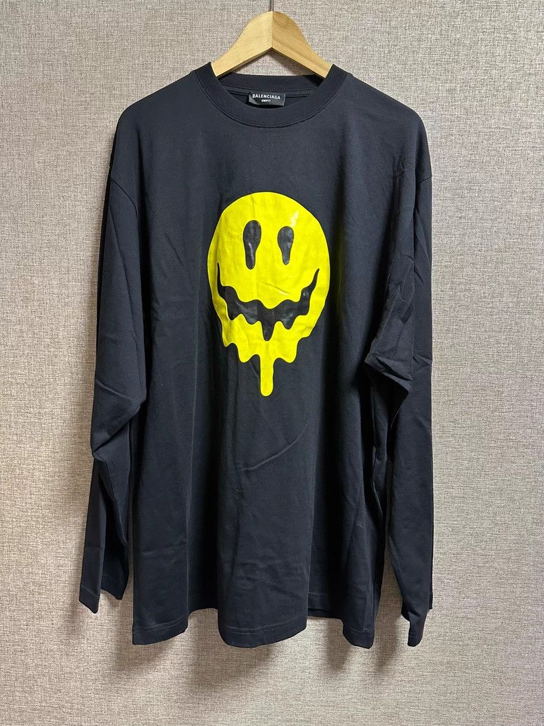 Balenciaga Balenciaga Skull Scissors Hand Long Sleeve T-Shirt Size US XS / EU 42 / 0 - 1 Thumbnail