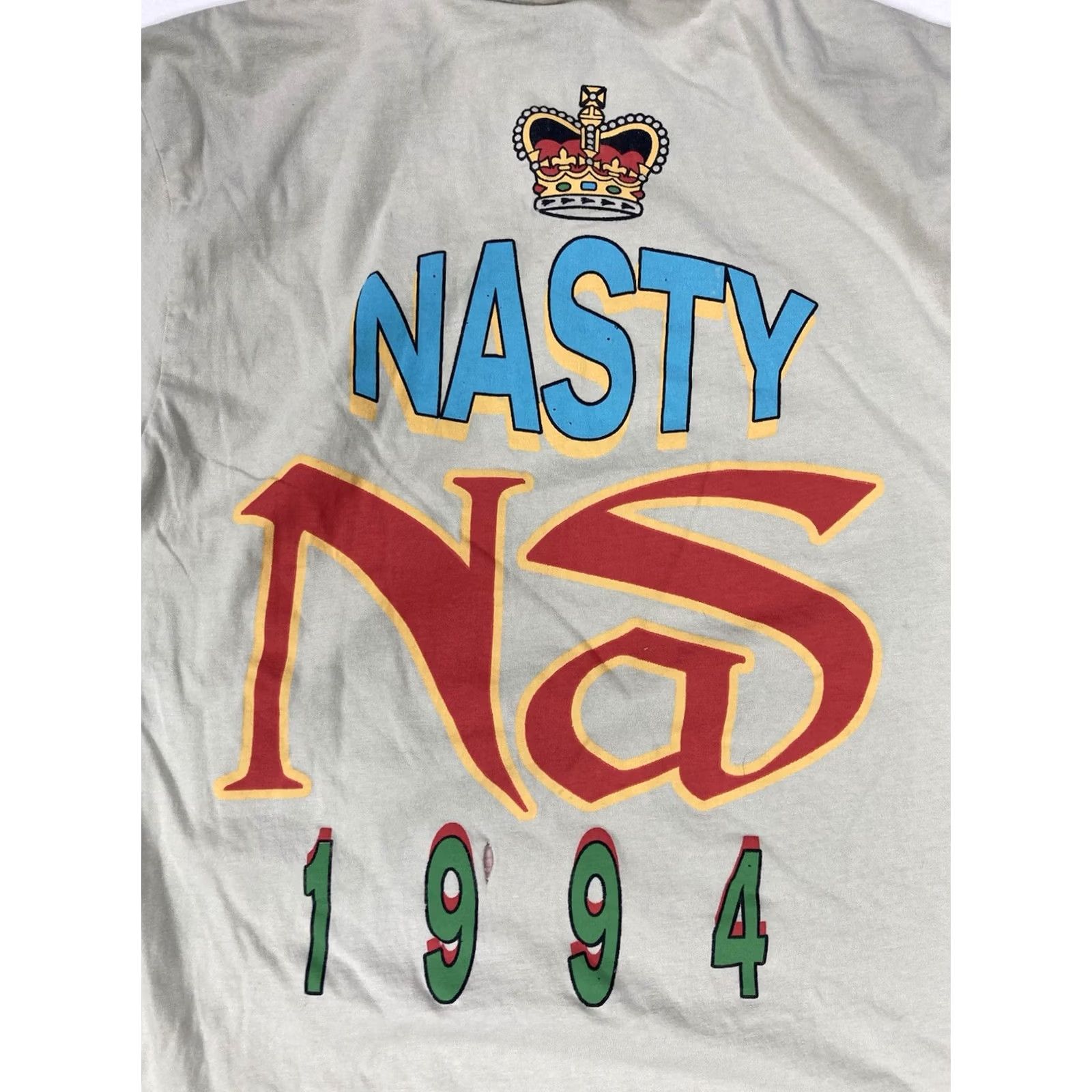 NASA VINTAGE Nas Nasty Nas Retro Graphic T-shirt Men Small Short Sleeve Rap Music Size US S / EU 44-46 / 1 - 4 Thumbnail