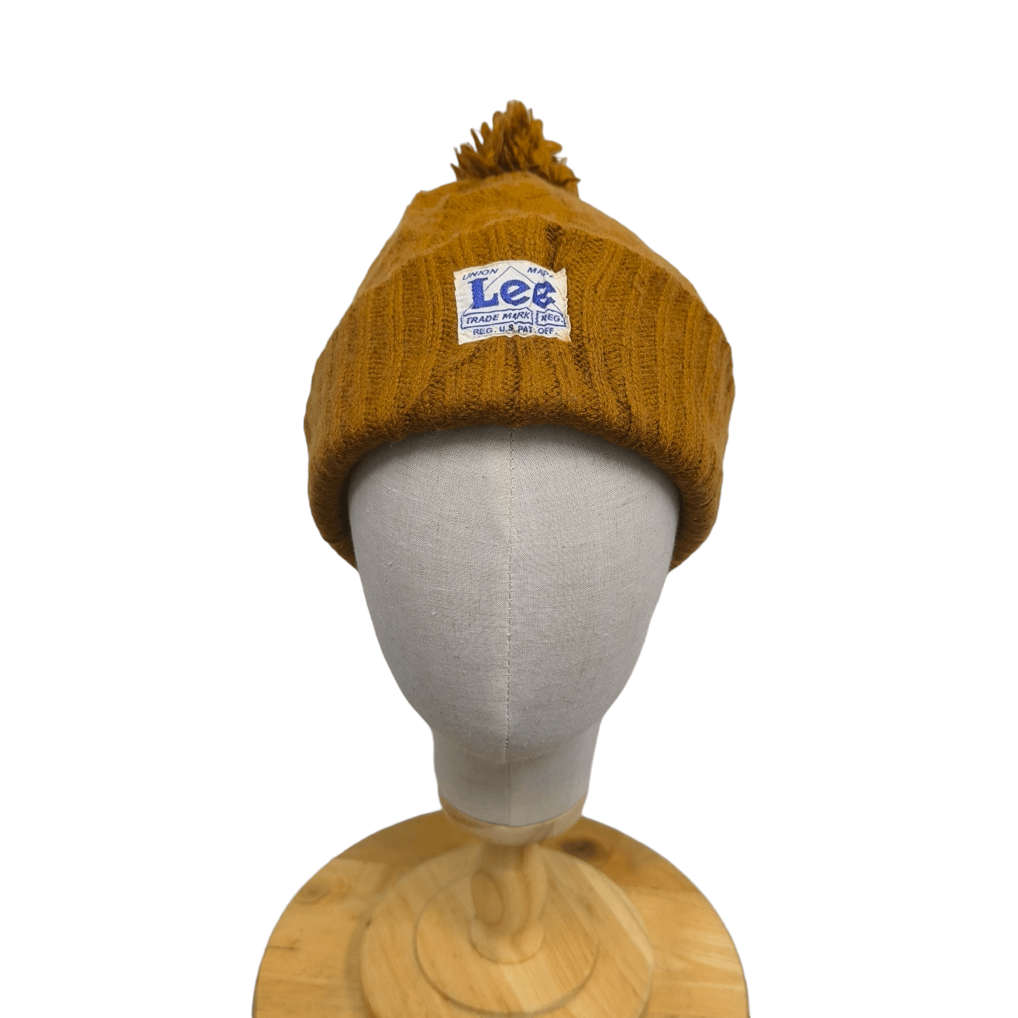 Lee ✨Lee jeans unioin made patch made in japan beanie hat Size ONE SIZE - 1 Thumbnail