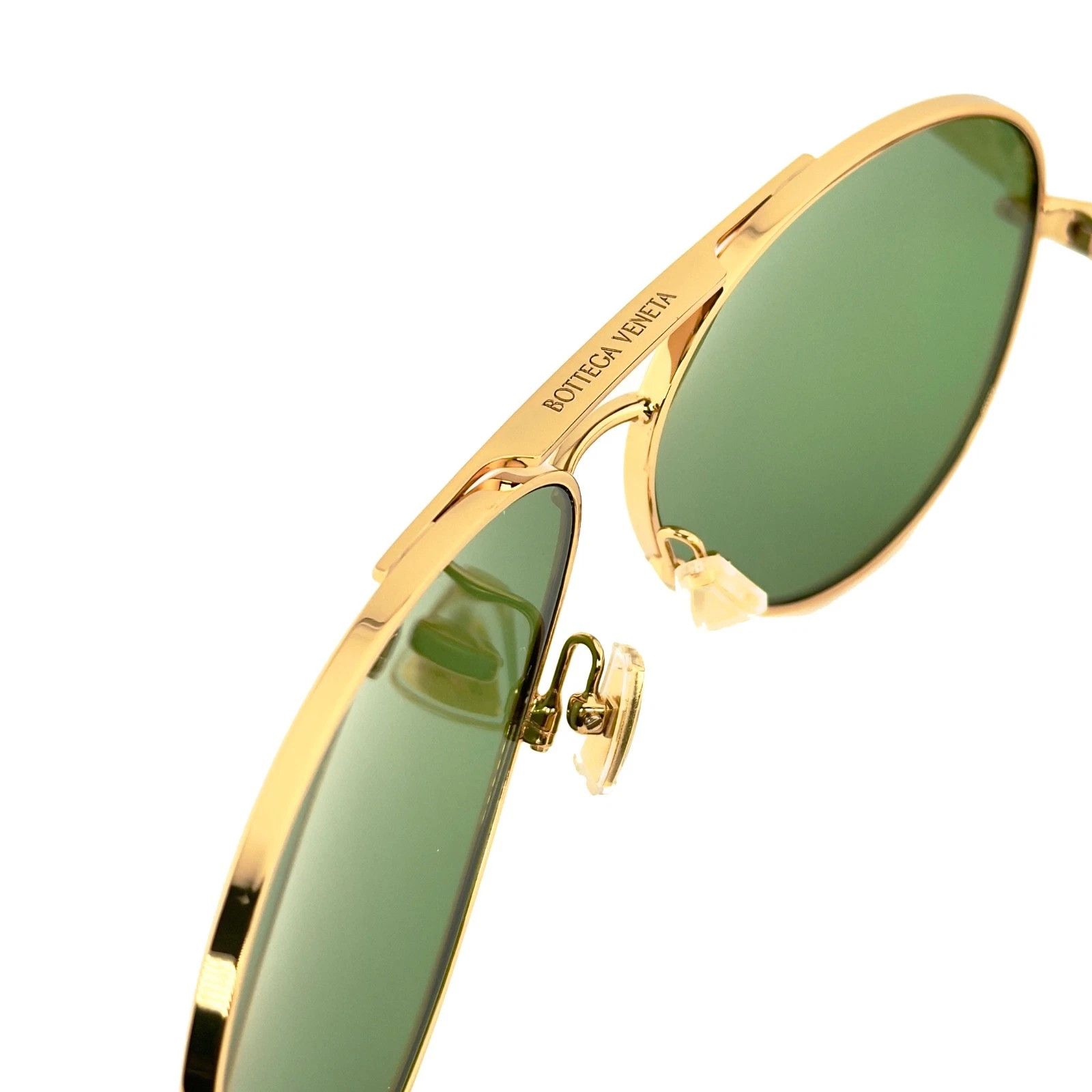Bottega Veneta BOTTEGA VENETA 1305 SARDINE BV1305S Aviator Sunglass 001 Size ONE SIZE - 7 Thumbnail