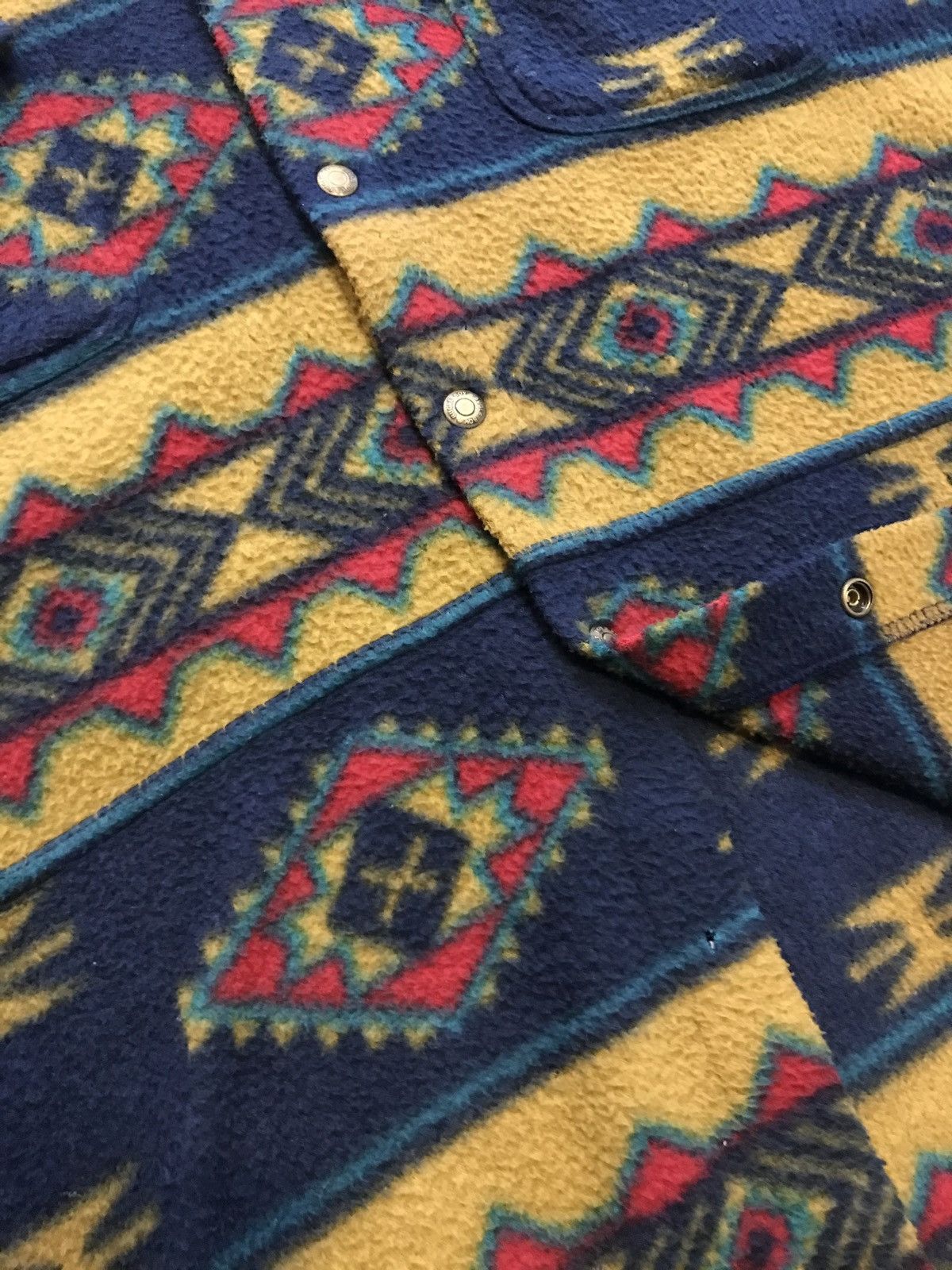 Bugle Boy Vintage 90’s Bugle Boy Aztec Jacket Button Up Skate Surf Size US L / EU 52-54 / 3 - 4 Thumbnail