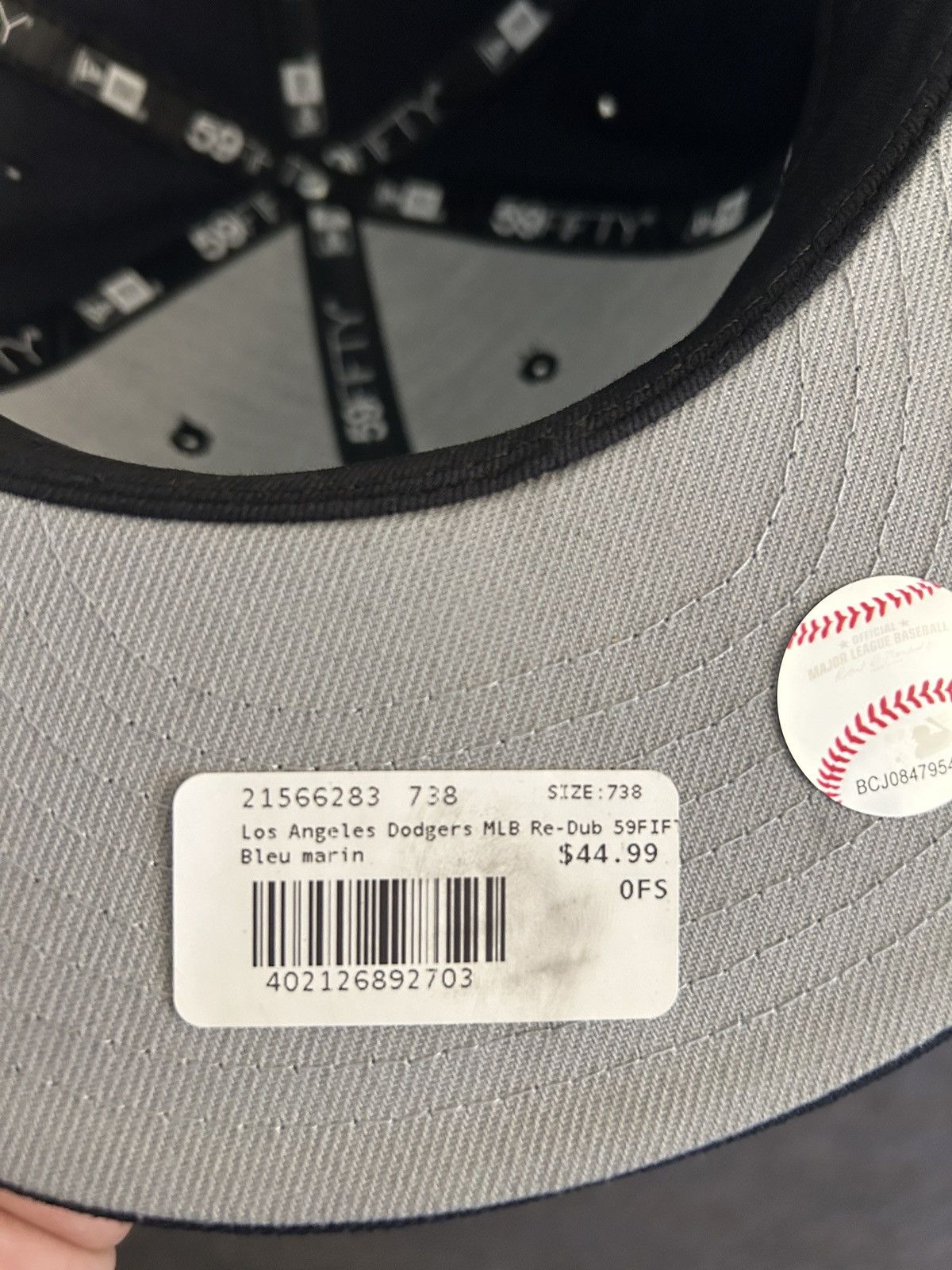 New Era LA dodgers hat Size 38 - 4 Thumbnail