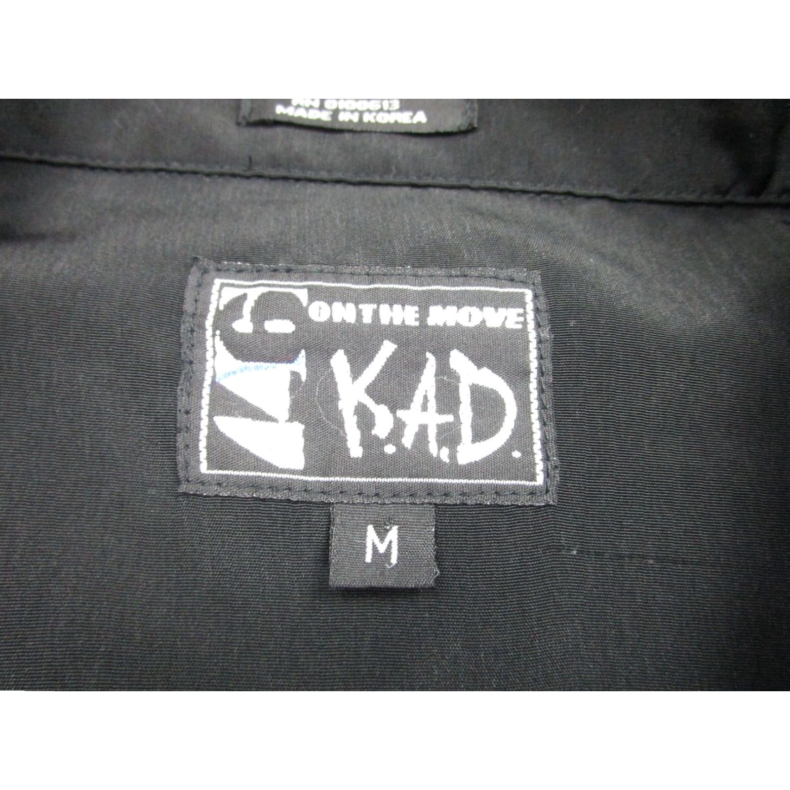 Vintage VINTAGE KAD Shirt mens M Black Graffiti Hip Hop Rap y2k Baggy 90s Size US M / EU 48-50 / 2 - 6 Thumbnail