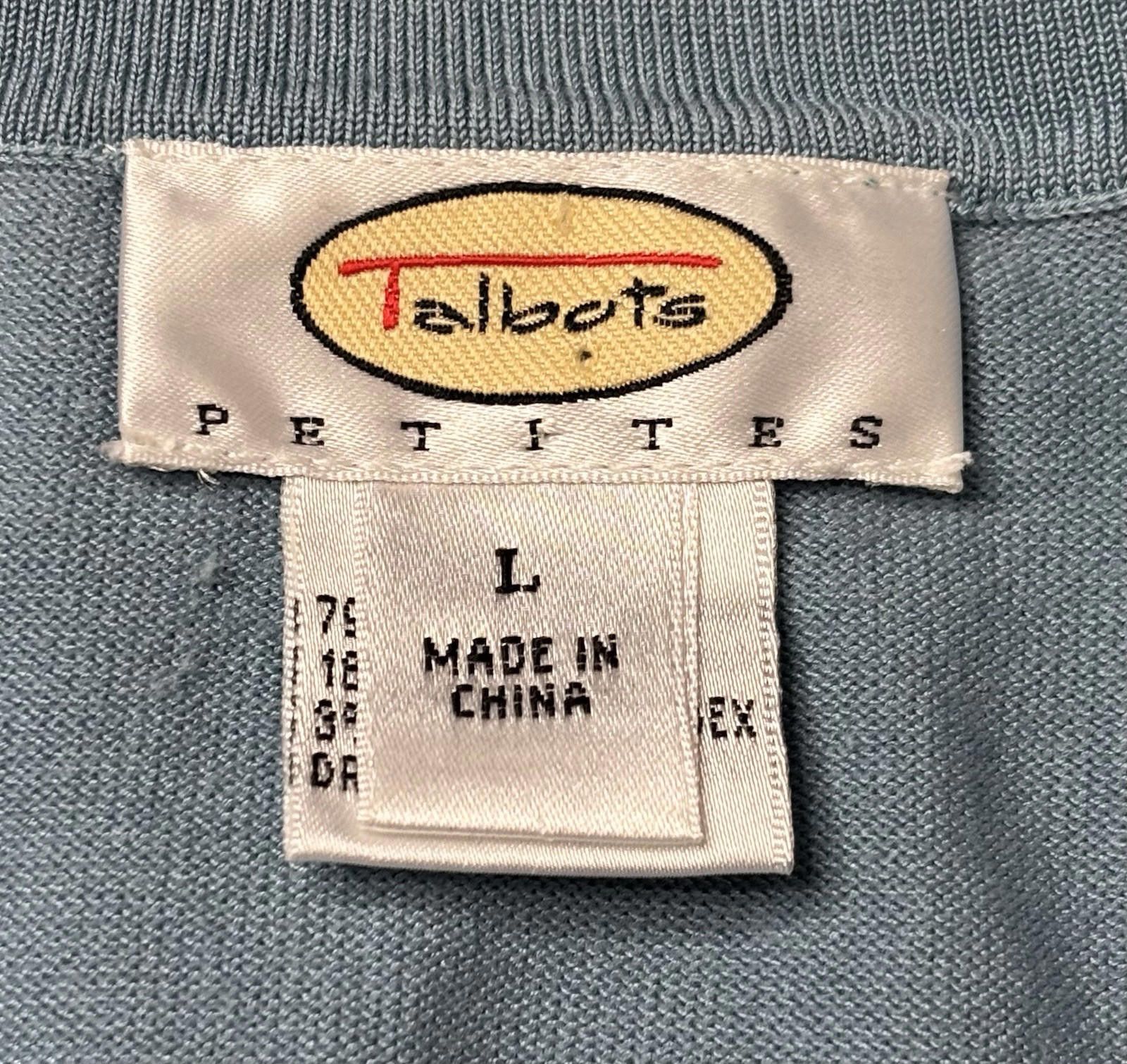 Talbots Talbots Sweater Women's Large Silk Blend Round Neck Size L / US 10 / IT 46 - 2 Thumbnail