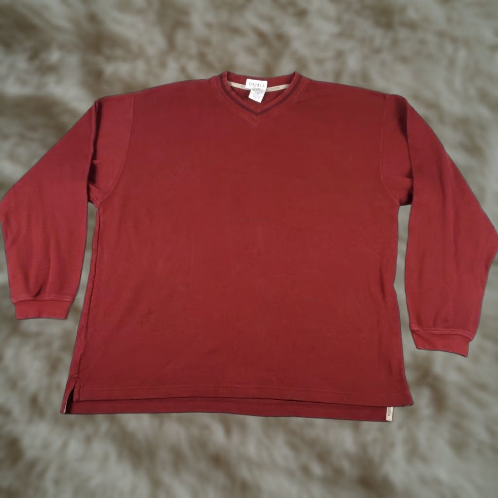 Vintage VINTAGE Columbia Mens Sweater Pullover Casual Knit Crew Neck 2XL Red All Seasons Size US XXL / EU 58 / 5 - 1 Thumbnail