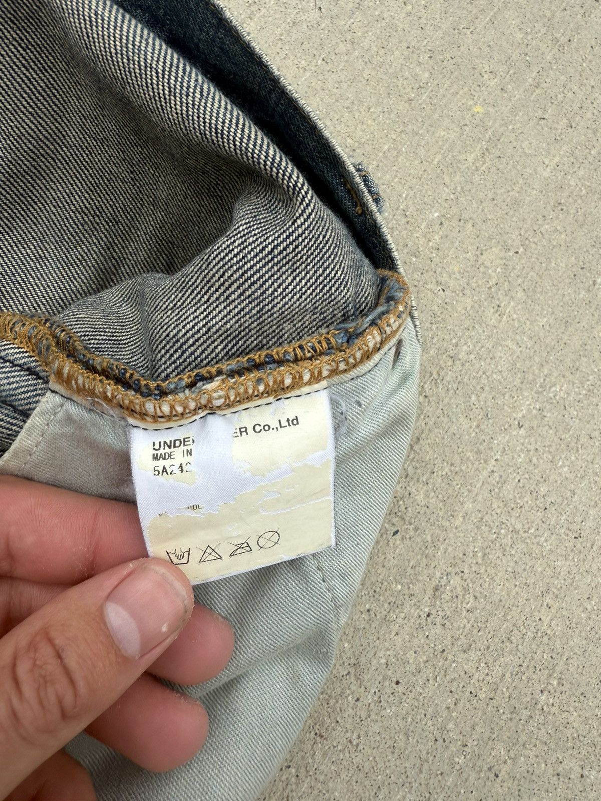 Undercover Undercover AW05 Skull denim Size US 31 - 5 Thumbnail