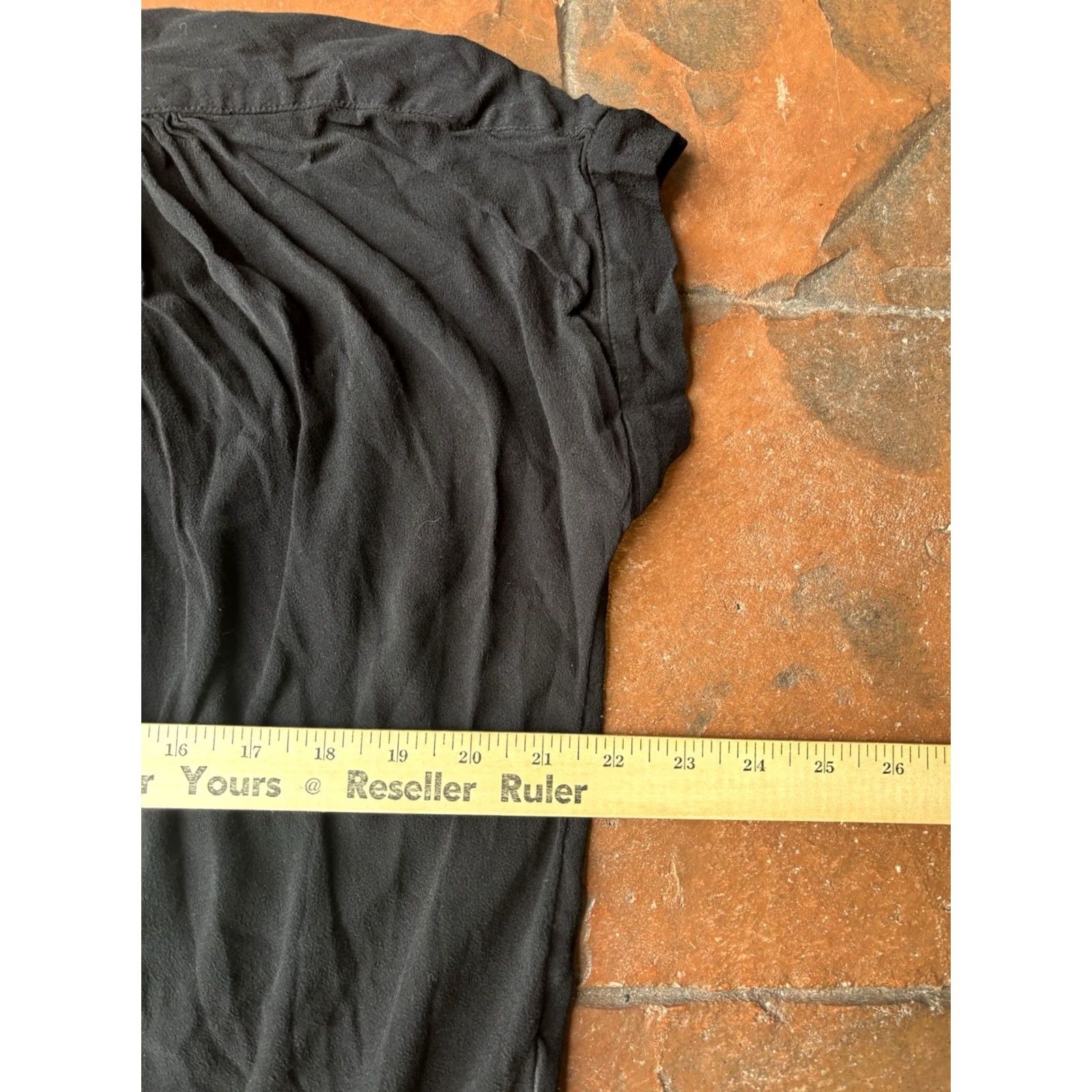 Madewell VINTAGE? No. Madewell Button-Up Shirt Women’s Small Black Viscose Size S / US 4 / IT 40 - 6 Thumbnail