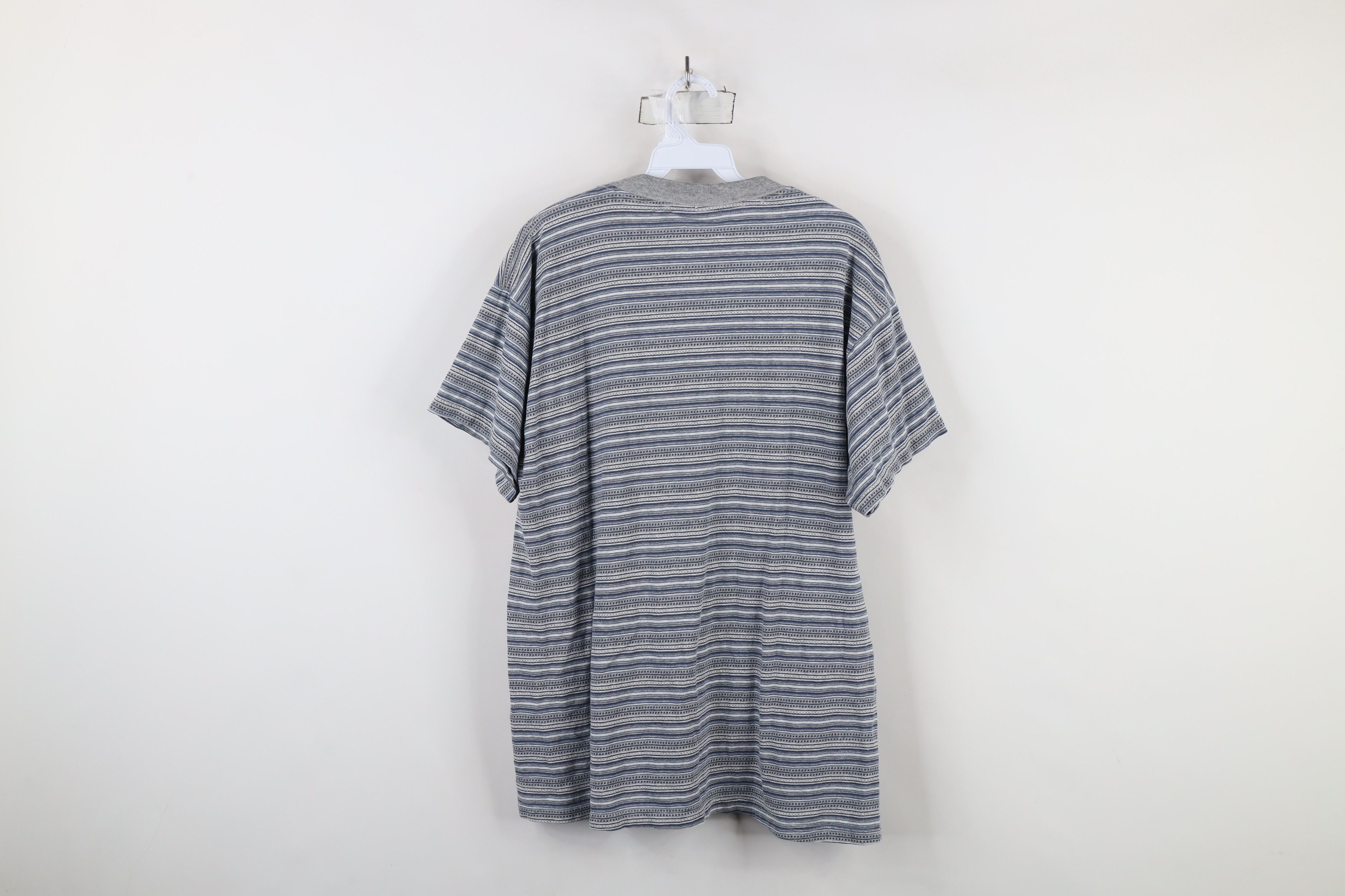 Vintage Vintage 90s Streetwear Geometric Short Sleeve T-Shirt Size US M / EU 48-50 / 2 - 12 Thumbnail