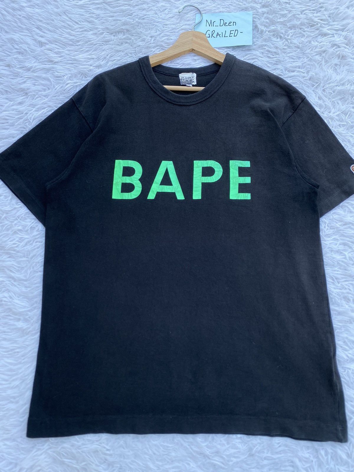 Bape Rare BAPE Spellout Tshirt Size US L / EU 52-54 / 3 - 5 Thumbnail