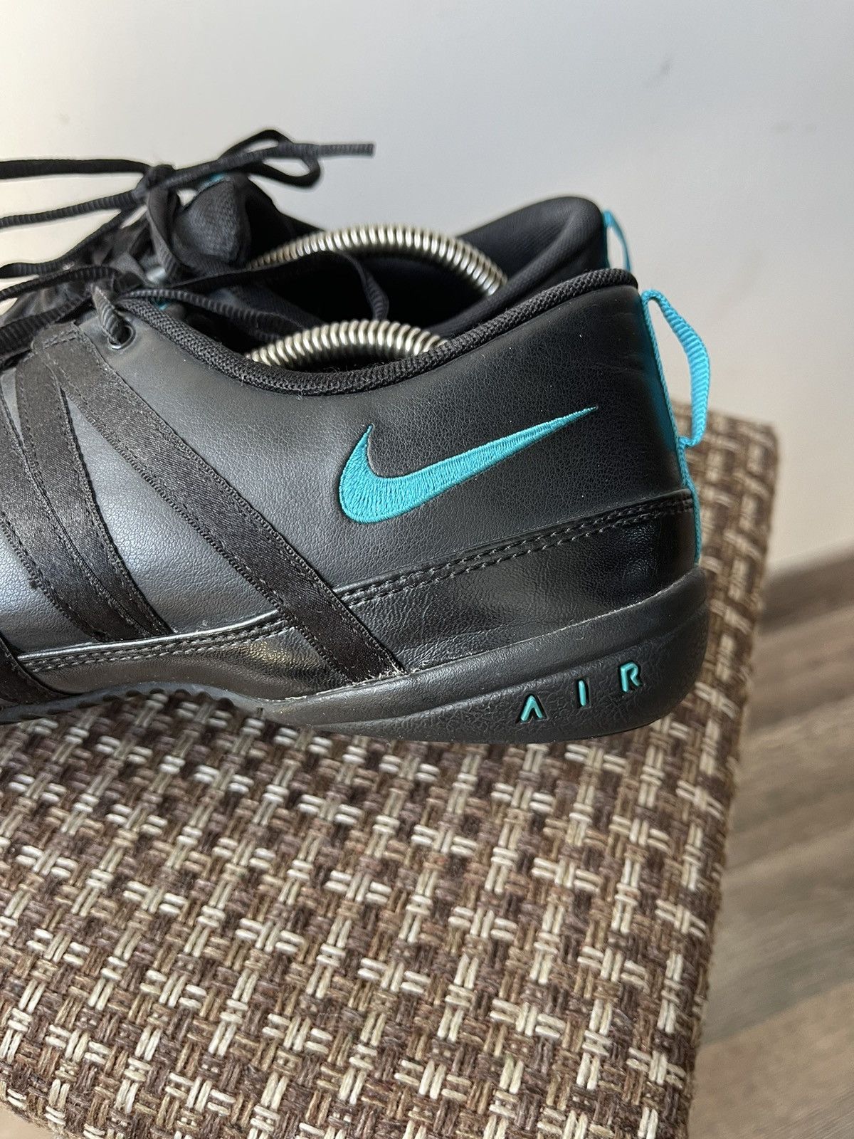 Nike Nike Air Women's Training Shoes Black Teal Blue Sz 8.5 Size US 8.5 / IT 38.5 - 5 Thumbnail