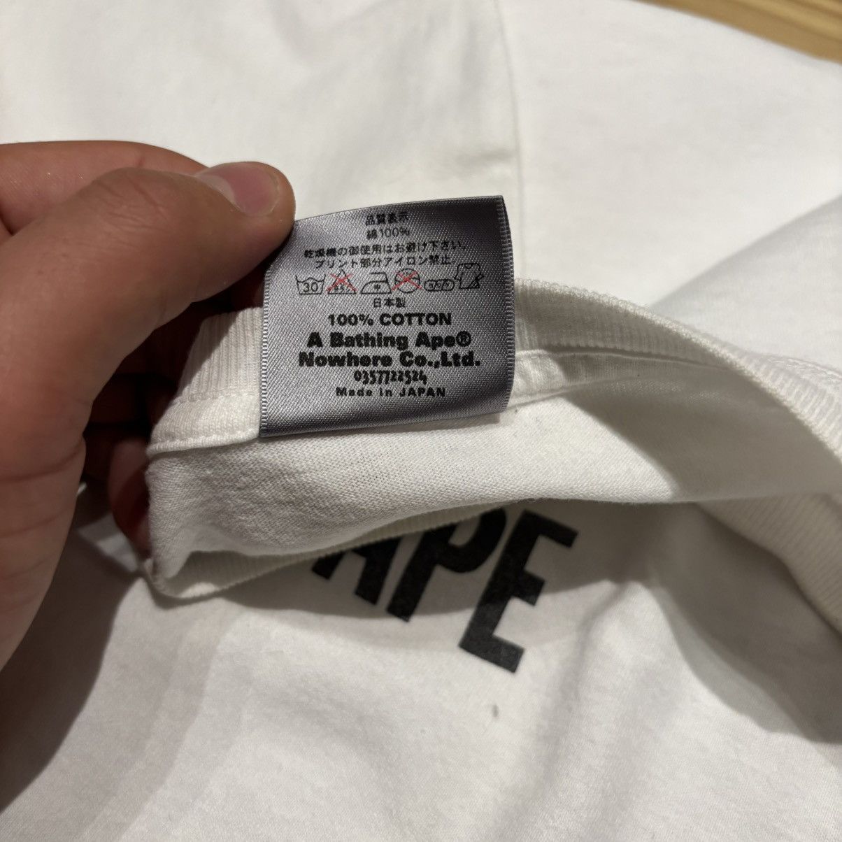 Bape 2000s Bape Plaid Ape Head Tee Size US L / EU 52-54 / 3 - 6 Thumbnail