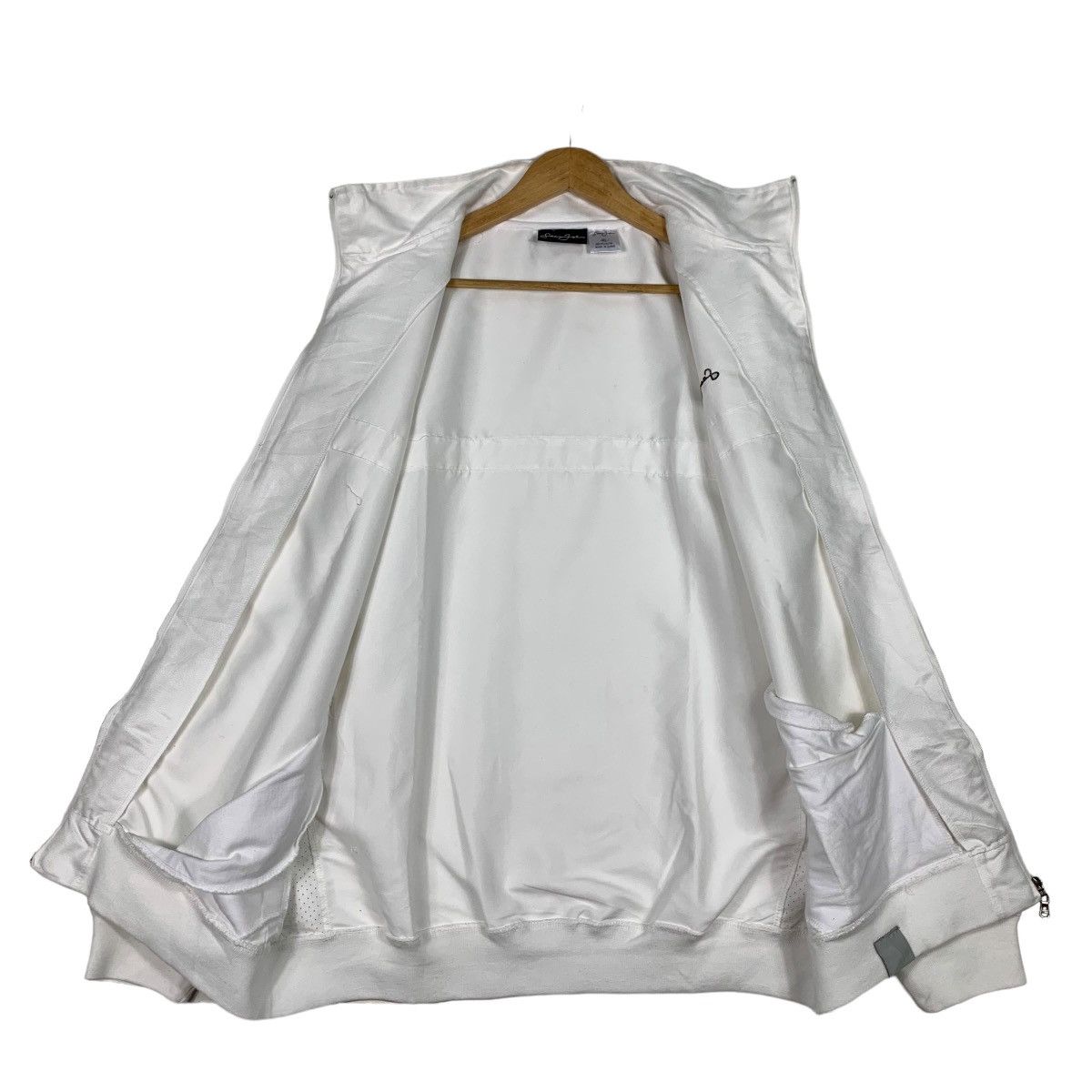 Sean John SEAN JOHN Embroidery Small Logo White Jacket #1134-C52 Size US XL / EU 56 / 4 - 9 Thumbnail