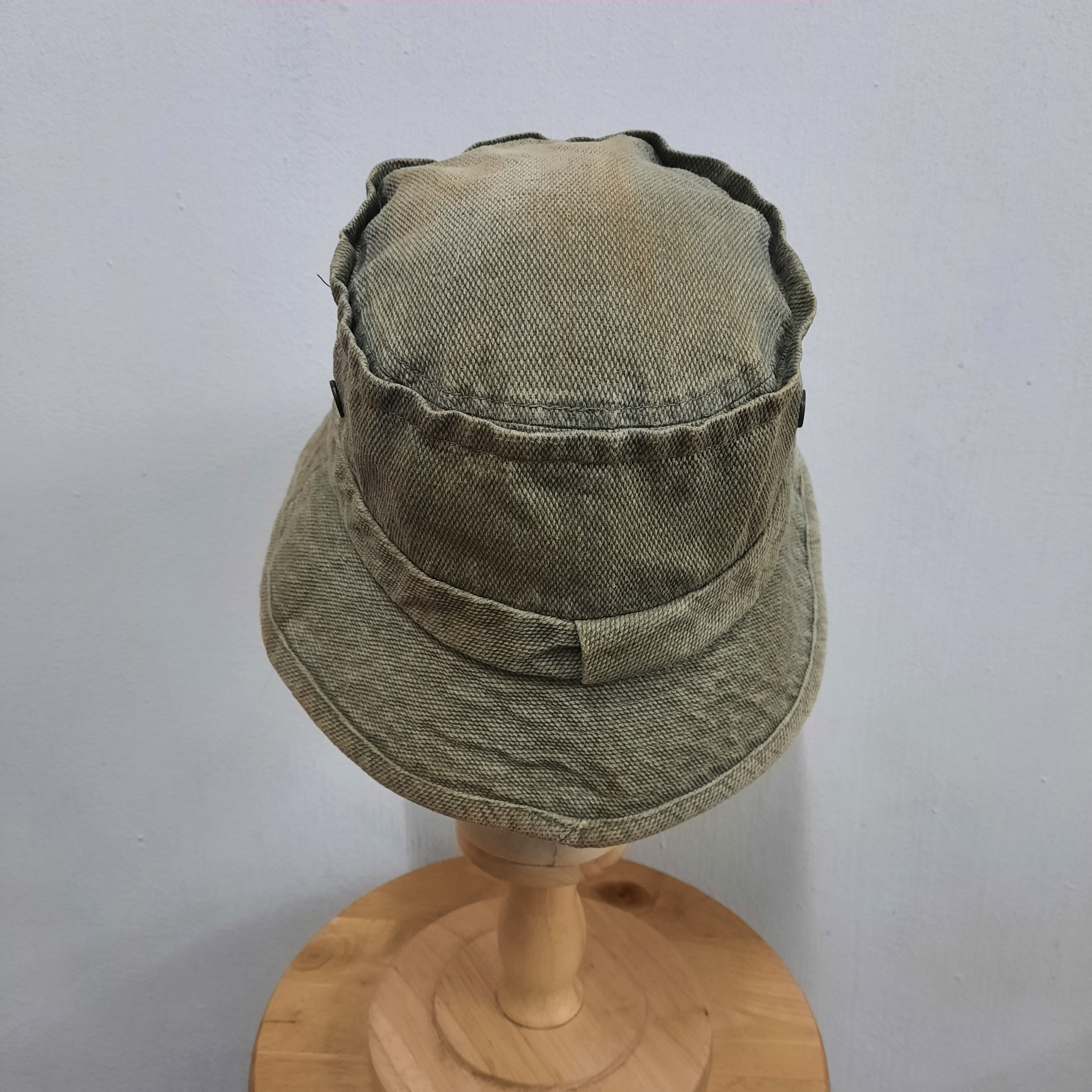 Japanese Brand 🌟 Vintage japanese brand sugai heavy cotton army hat Size ONE SIZE - 3 Thumbnail
