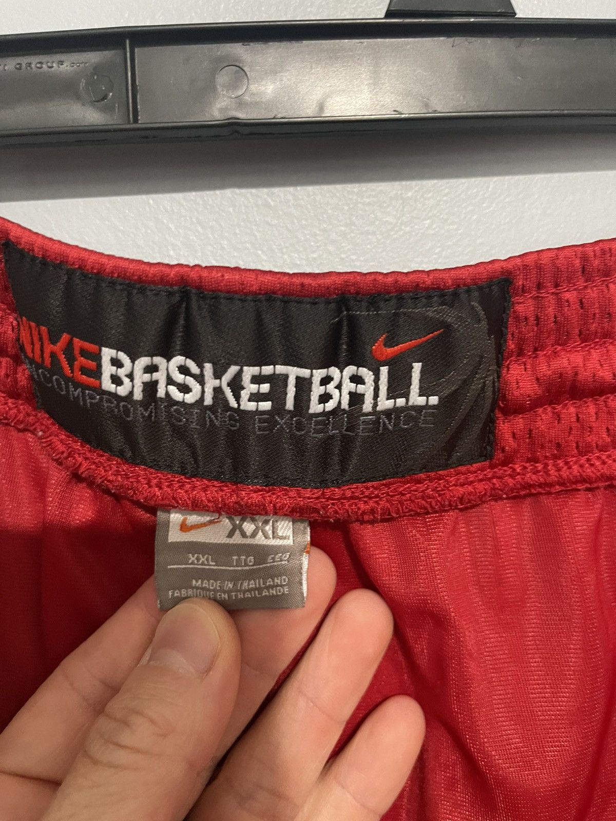 Nike Nike Red Basketball Uncompromising Excellence Mesh Short XXL Size US 36 / EU 52 - 4 Thumbnail