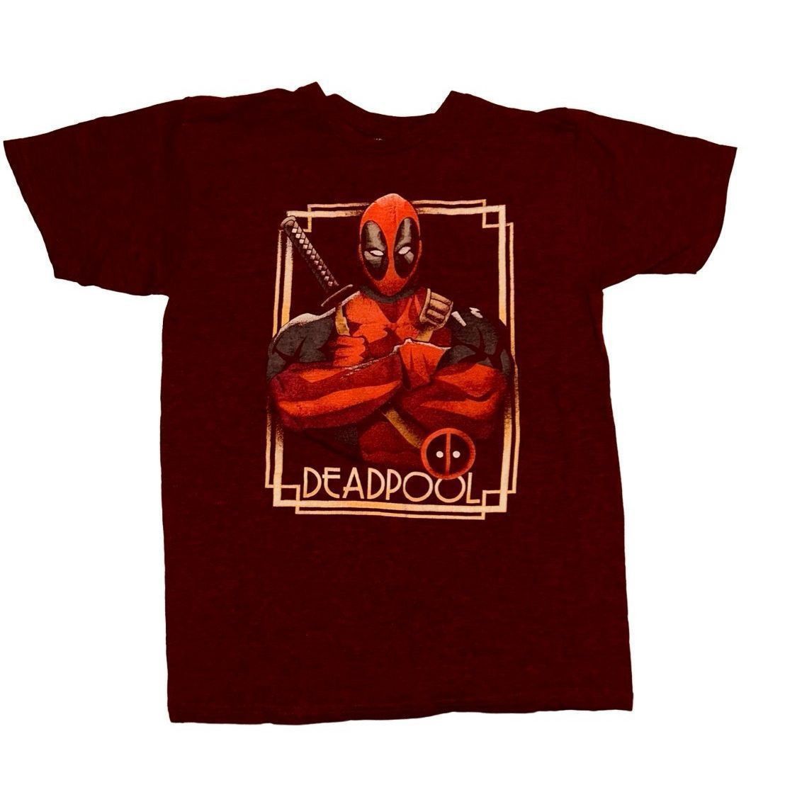 Marvel Comics Marvel Deadpool Graphic T-Shirt Size M Lightly Distressed Size US M / EU 48-50 / 2 - 1 Thumbnail