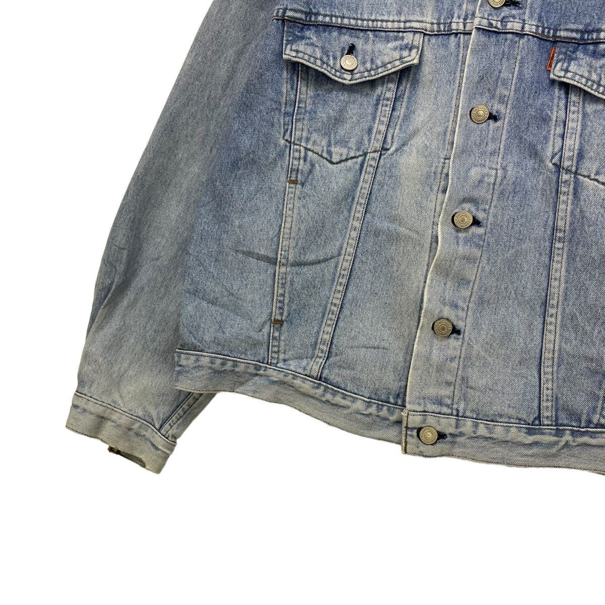 Levi's × Vintage Vintage Distressed Levis Orange Tab Trucker Jacket Size US L / EU 52-54 / 3 - 4 Thumbnail