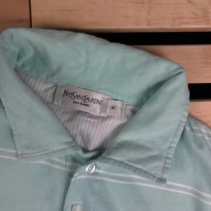 Yves Saint Laurent Polo T Shirt Yves Saint Laurent Vintage YSL Size M Size US M / EU 48-50 / 2 - 3 Thumbnail