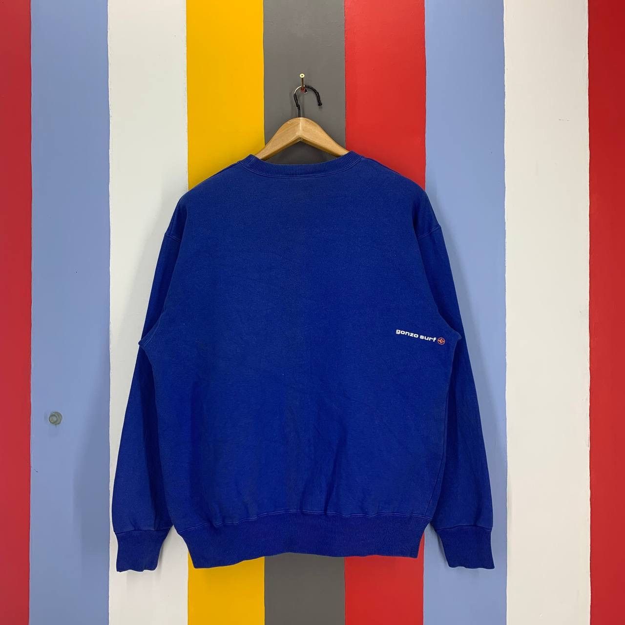 Japanese Brand 90s Vintage GONZO SURF Made In Japan Sweatshirt #2362-03 Size US L / EU 52-54 / 3 - 9 Thumbnail
