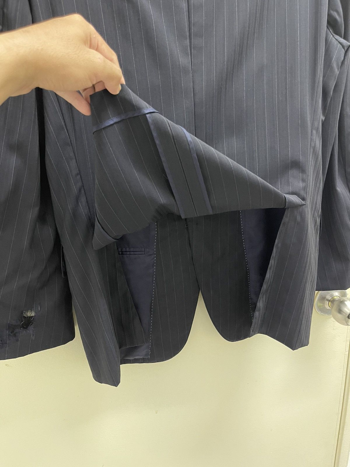 Loro Piana Loro Piana Stripe Blazer Size 38R - 10 Thumbnail