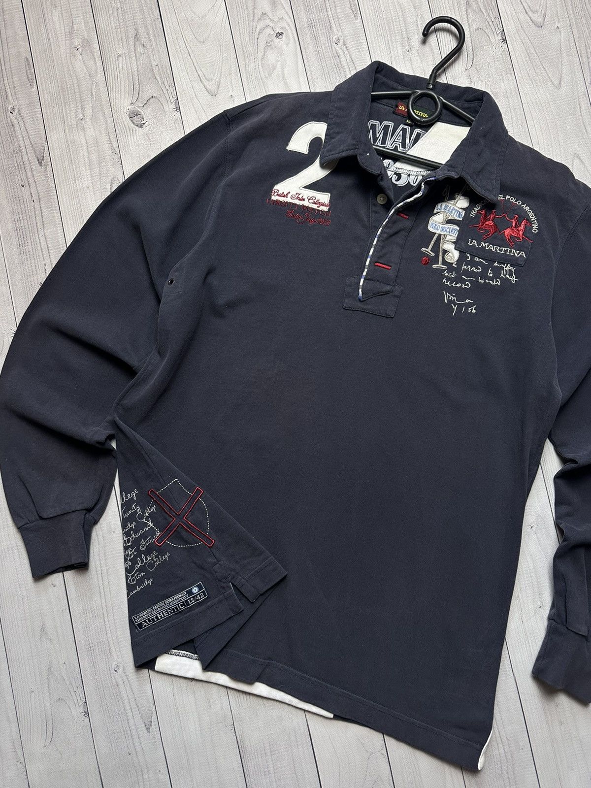 La Martina × Vintage Vintage l a martina rugby jersey size L logo Size US L / EU 52-54 / 3 - 2 Thumbnail