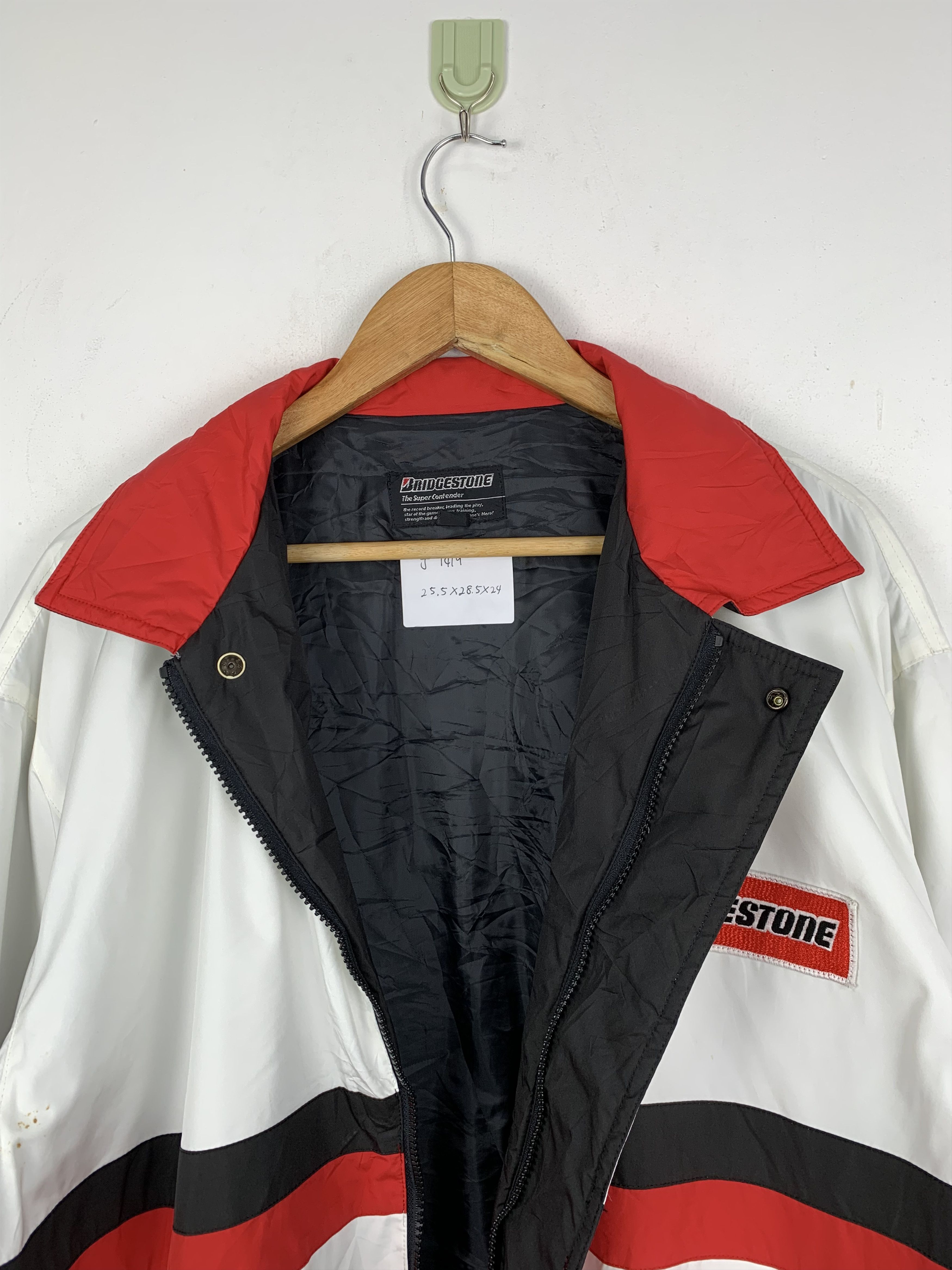 Vintage Vintage Bridgestone Racing Bomber Jacket J1419 Size US L / EU 52-54 / 3 - 15 Thumbnail