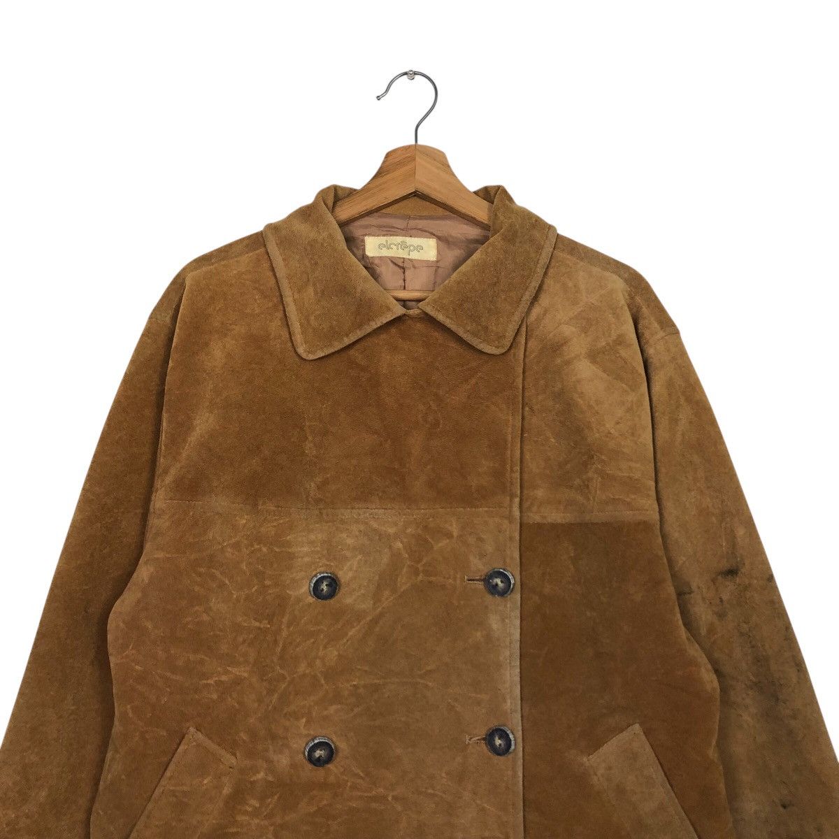 Japanese Brand 📌Vintage Wool Jacket Worker Elcrepe Japan Issey Miyake Size US M / EU 48-50 / 2 - 4 Thumbnail