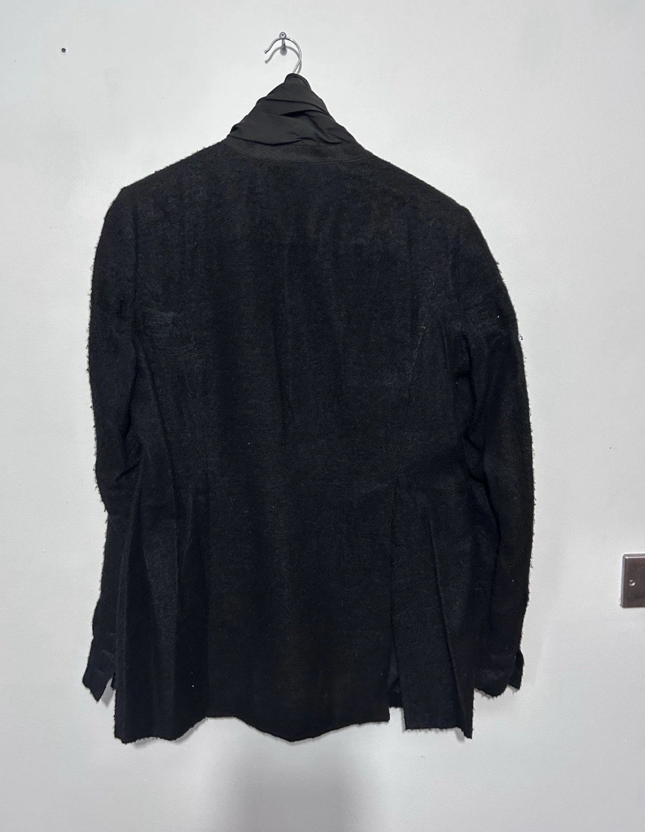 Rick Owens Rick Owens Men's Cashmere And Silk Black Jacket Size 42” Size 42R - 10 Thumbnail