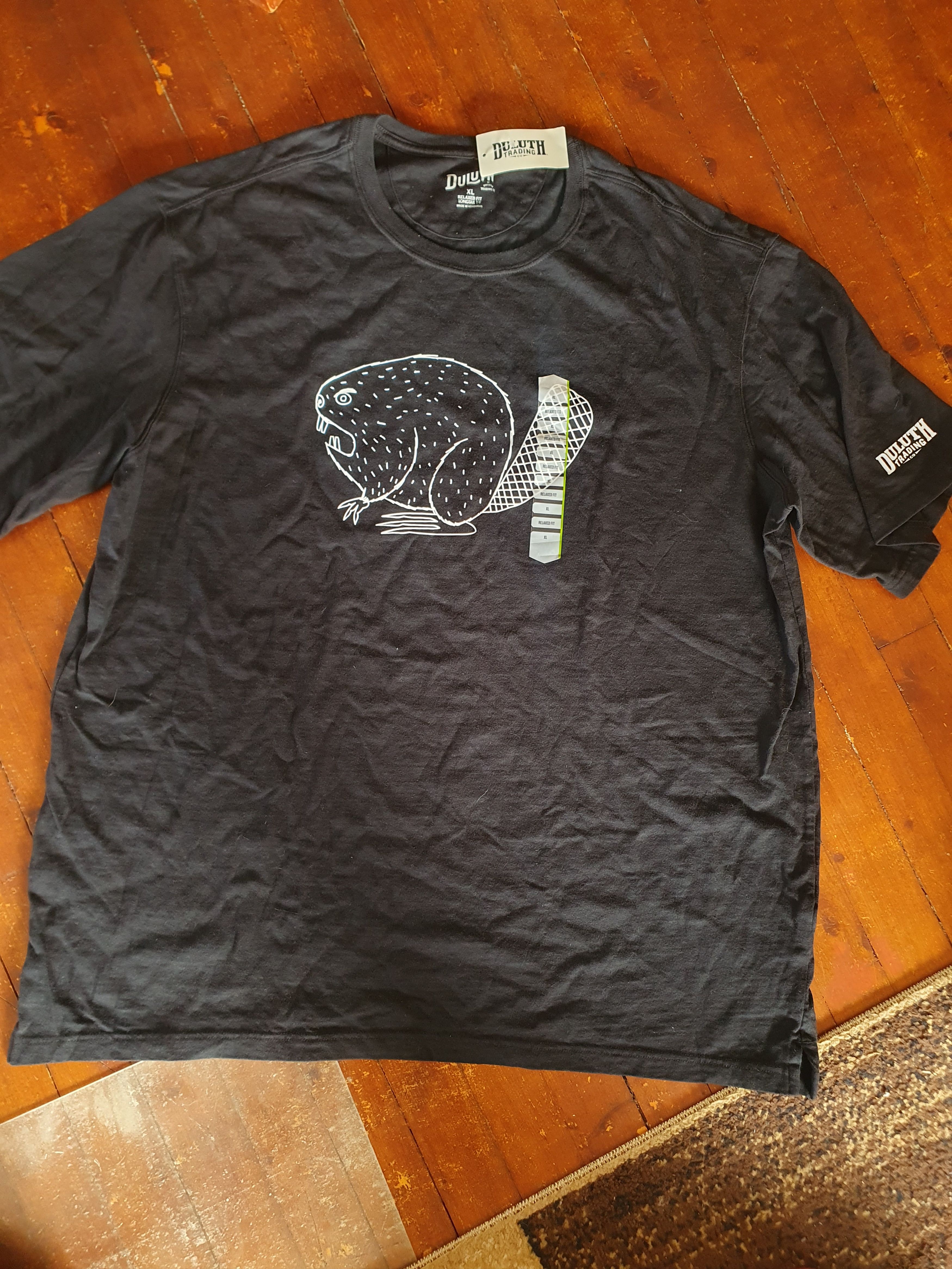 Duluth Trading Company Duluth Trading Longtail t-shirt Relaxed Fit Angry Beaver XLG Size US XL / EU 56 / 4 - 2 Thumbnail