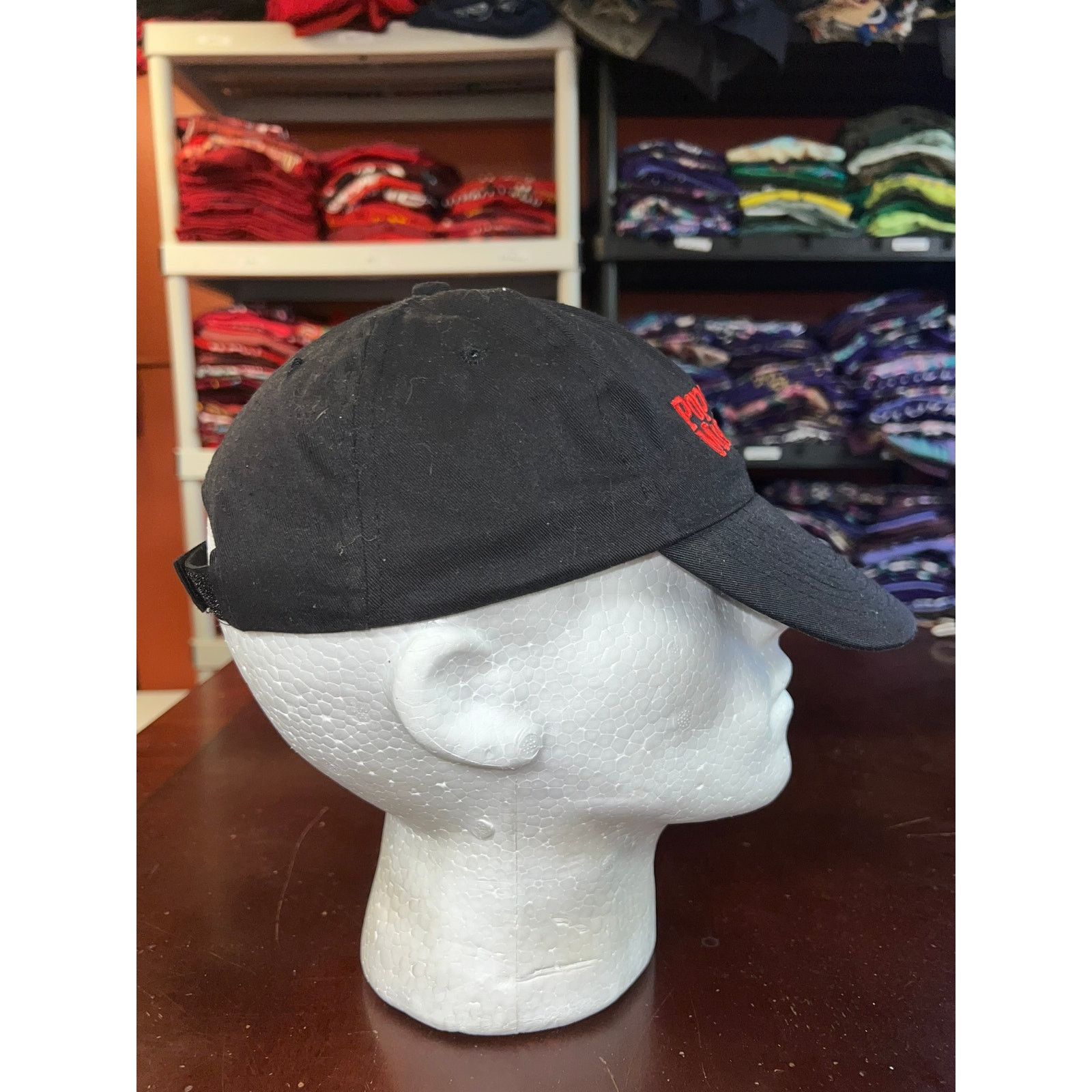 Vintage Popular Mechanics Hat Black Red Cap Headwear Size ONE SIZE - 5 Thumbnail