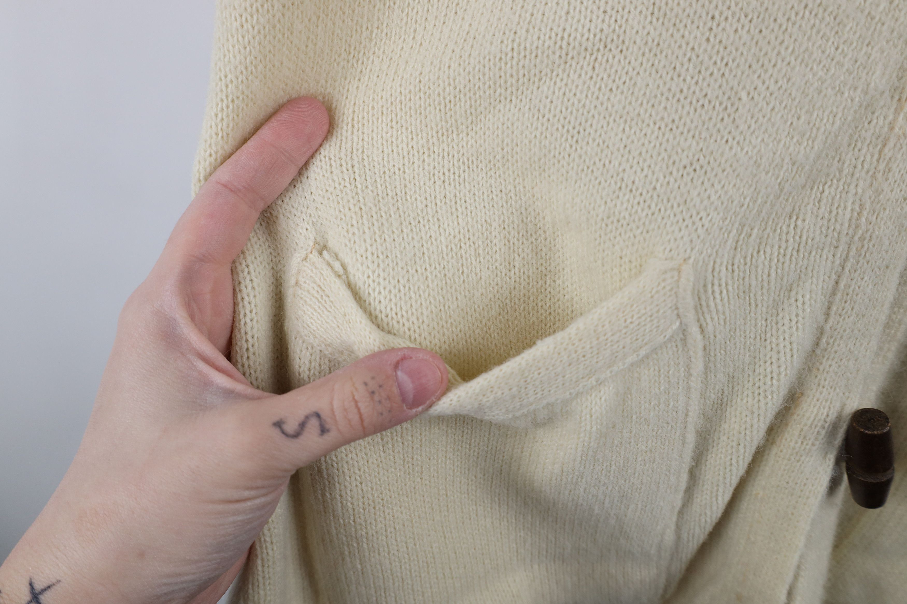 Vintage Vintage 70s Streetwear Toggle Button Knit Cardigan Sweater Size L / US 10 / IT 46 - 5 Thumbnail