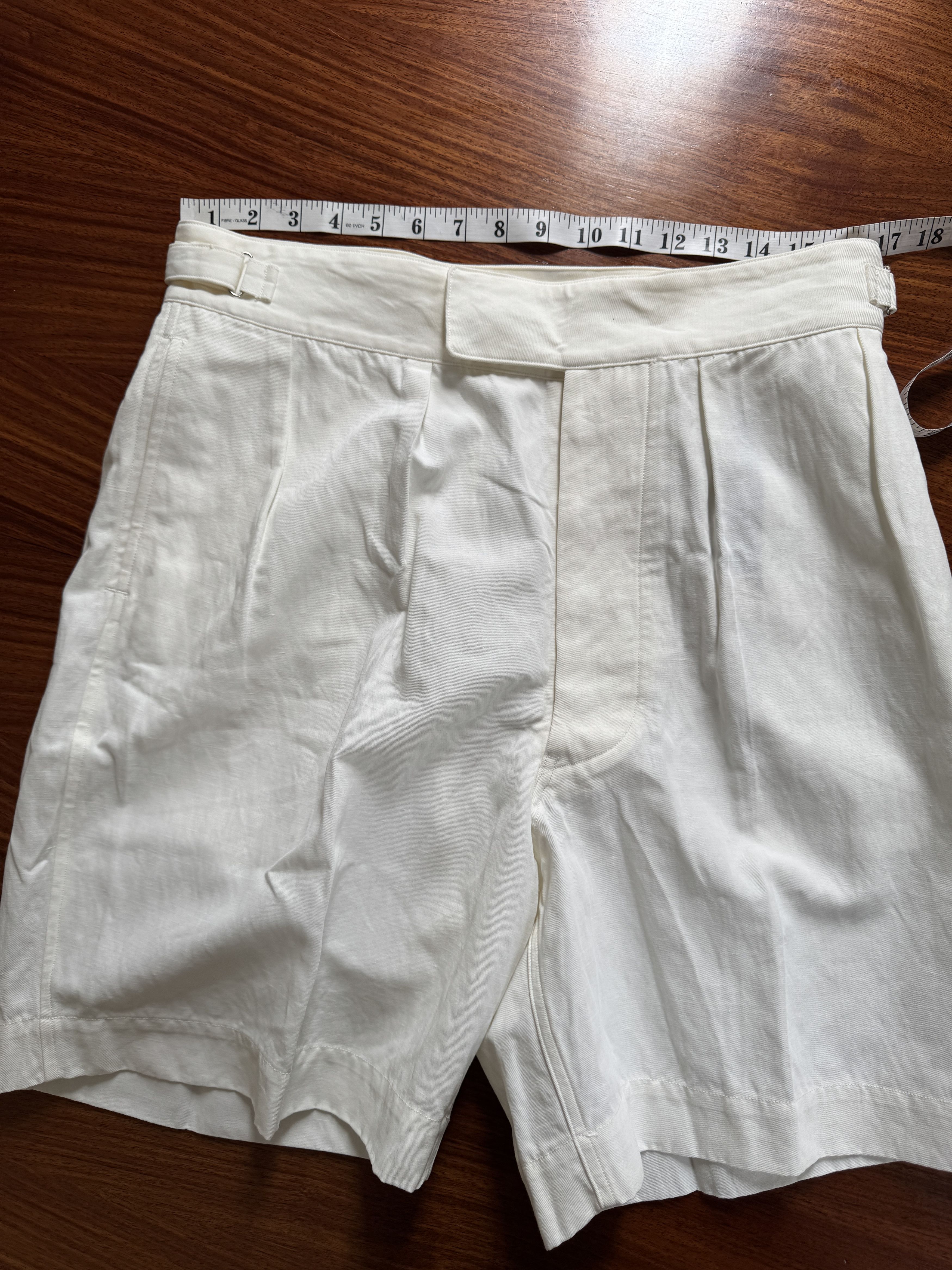 Kaptain Sunshine Cotton Gurkha Shorts NWT Size US 34 / EU 50 - 2 Thumbnail