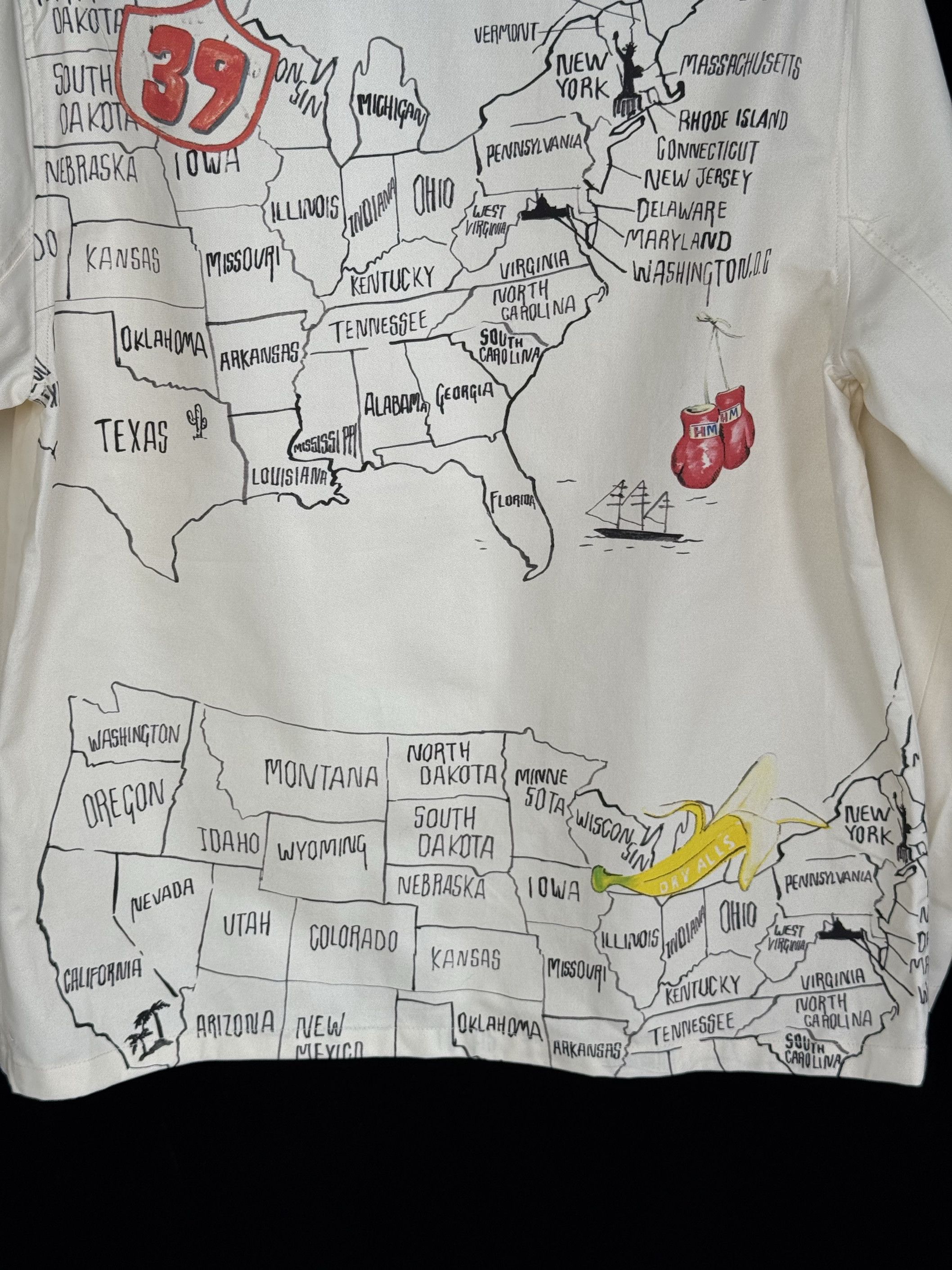 Human Made UNWORN* Human Made Printed Jacket White Size US L / EU 52-54 / 3 - 9 Thumbnail