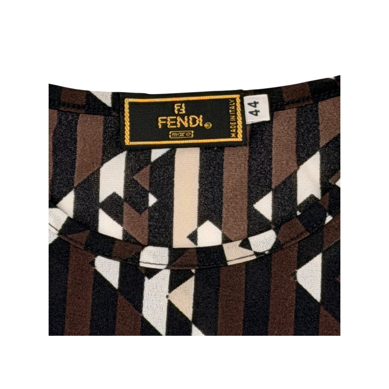 Fendi Fendi vintage 1990s T-shirt Zucca FF logo Size M / US 6-8 / IT 42-44 - 3 Thumbnail