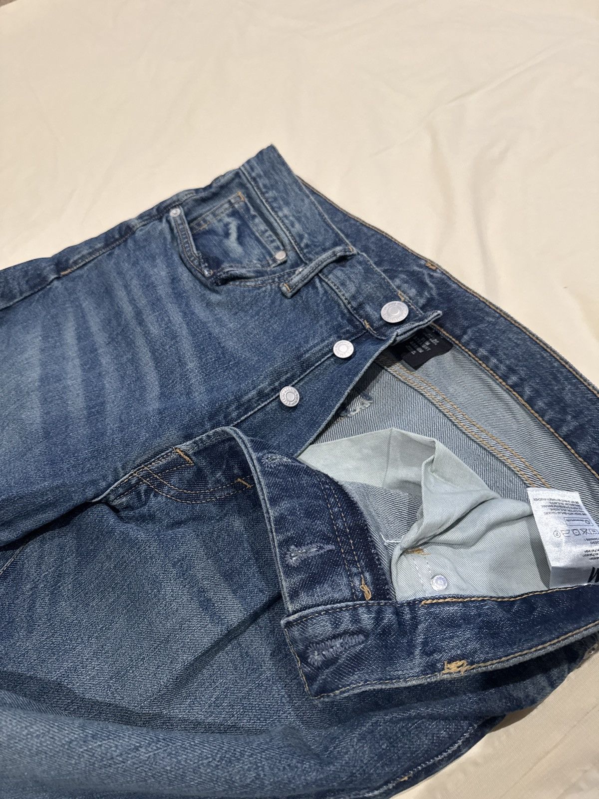 H&M H&M Denim slim straight 32x30 Size US 32 / EU 48 - 3 Thumbnail