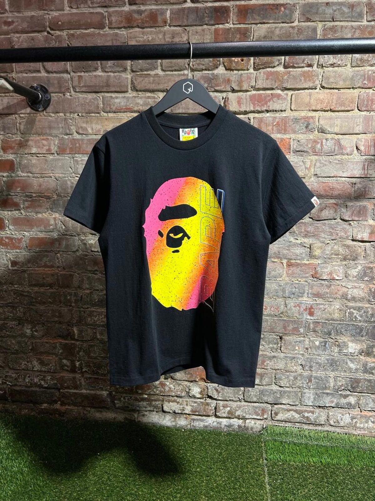 Bape Bape Ape Head Gradient Tee Sz. S Size ONE SIZE - 1 Thumbnail
