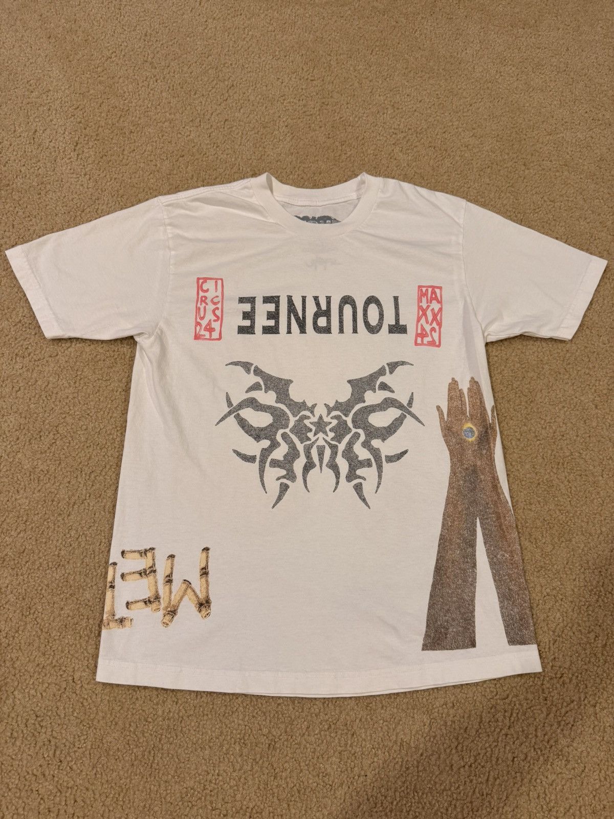 Travis Scott TRAVIS SCOTT TOURNEE TEE Size US L / EU 52-54 / 3 - 1 Thumbnail