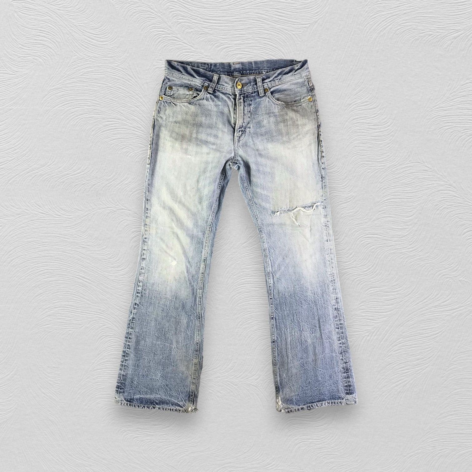 Japanese Brand Japanese Denim Craft Jeans Flare Denim KJ2526 Size US 33 - 1 Thumbnail