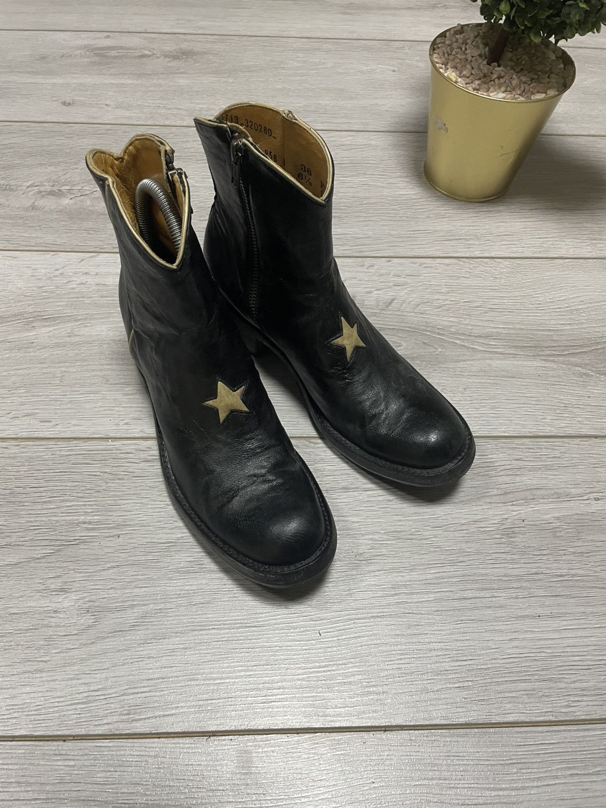 Old Gringo Old Gringo mexico star leather boots cowboy biker Size US 6 / IT 36 - 1 Thumbnail