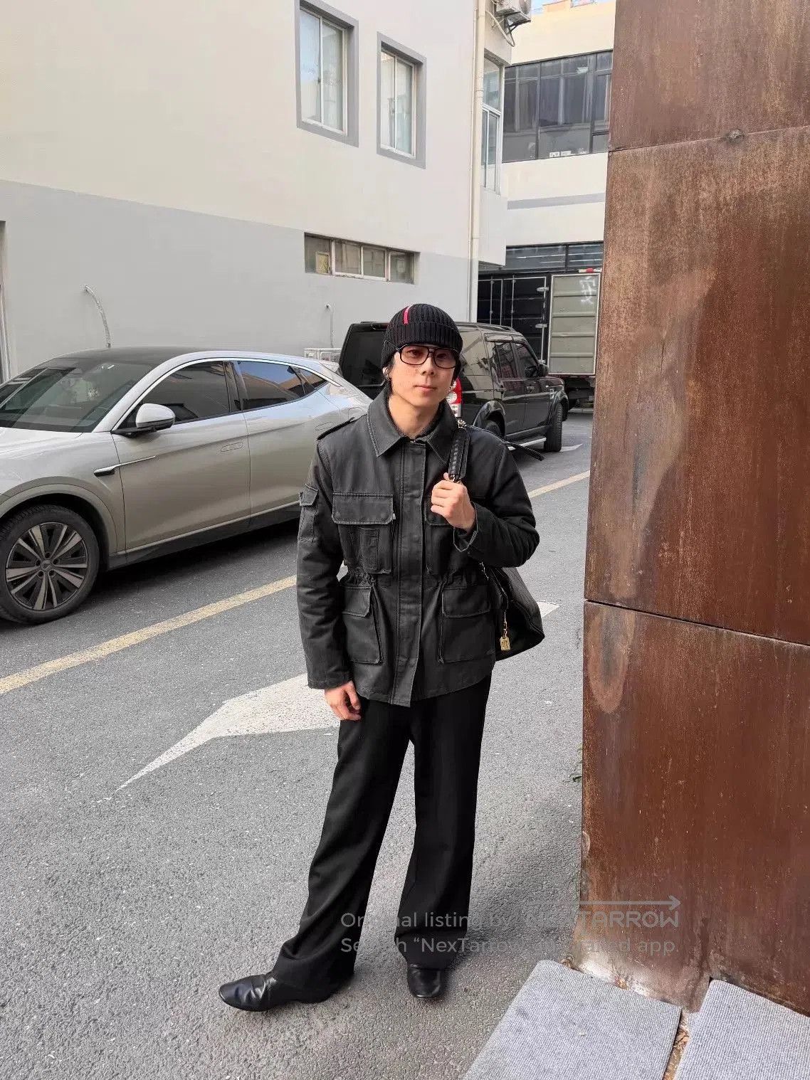 Prada Utility Jacket with Leather Accents. Size US M / EU 48-50 / 2 - 7 Thumbnail