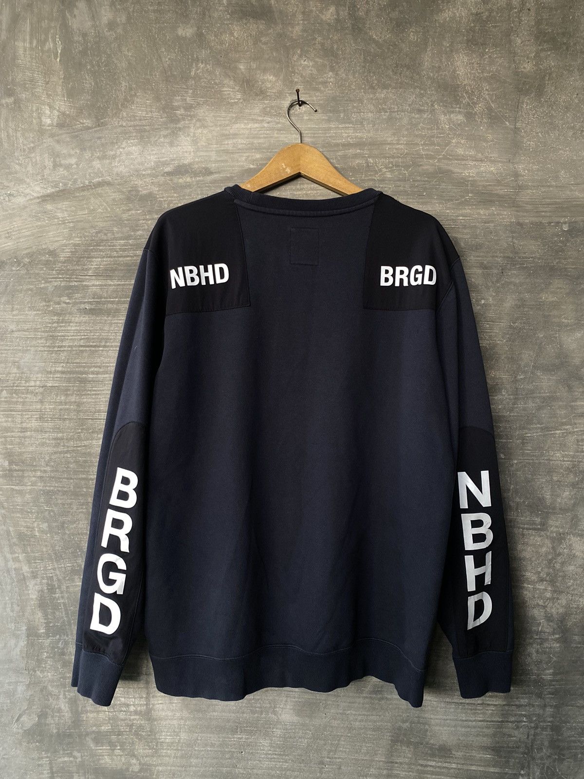 image of Adidas Originals X Neighborhood Commander Sweatshirt Ss18 in Black, Men's (Size XL)