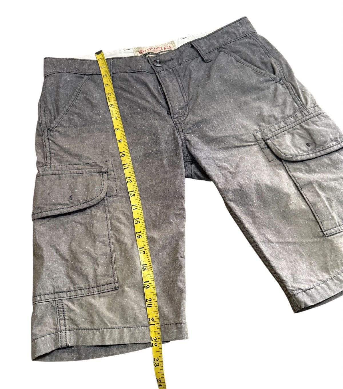 Levi's Levi's Cargo Pants Shorts Grey Size US 33 - 6 Thumbnail
