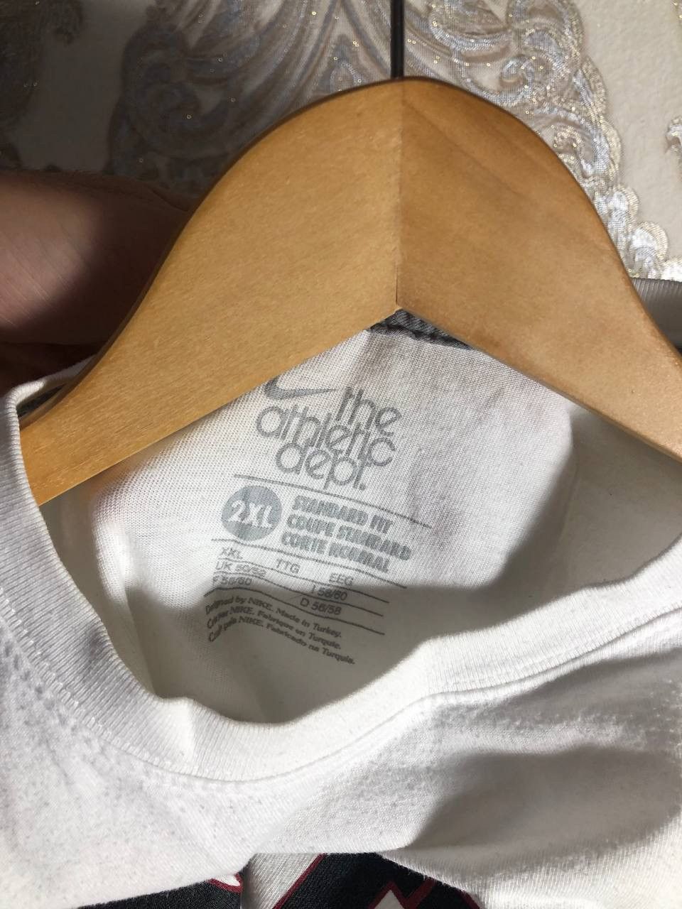Nike VINTAGE NIKE ATHLETIC RETRO T-SHIRT DRILL SWOOSH Y2K 90s SK8 Size US XXL / EU 58 / 5 - 3 Thumbnail