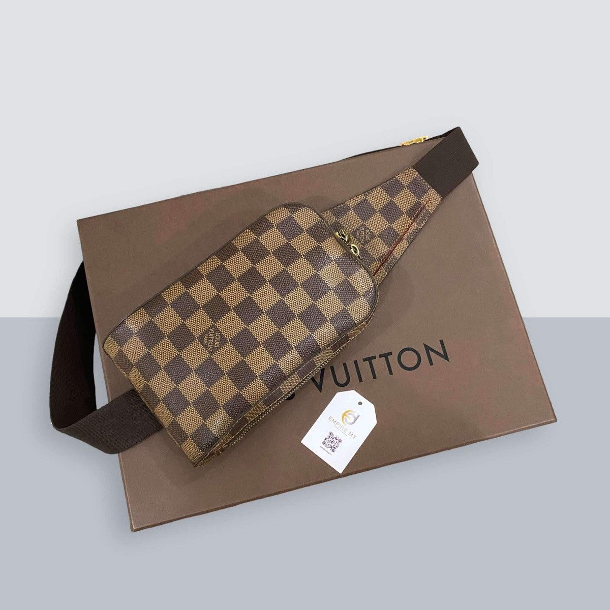 Louis Vuitton Authentic Louis Vuitton Damier Ebene Crossbody Size ONE SIZE - 2 Thumbnail