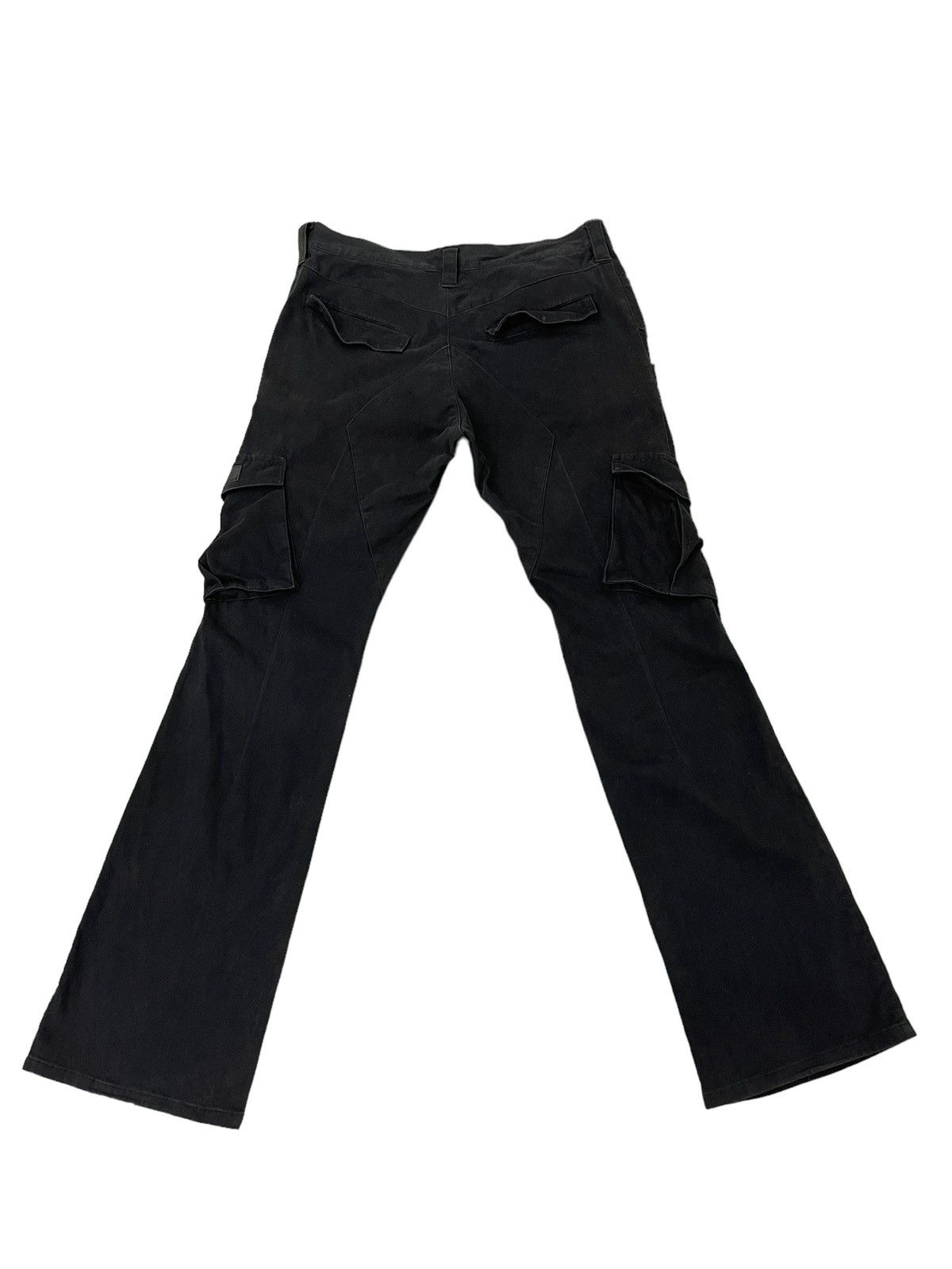 Japanese Brand Flare Cargo Moleskin Kiryuyrik Japan Boot Cut 7🟦2 Size US 35 - 3 Thumbnail