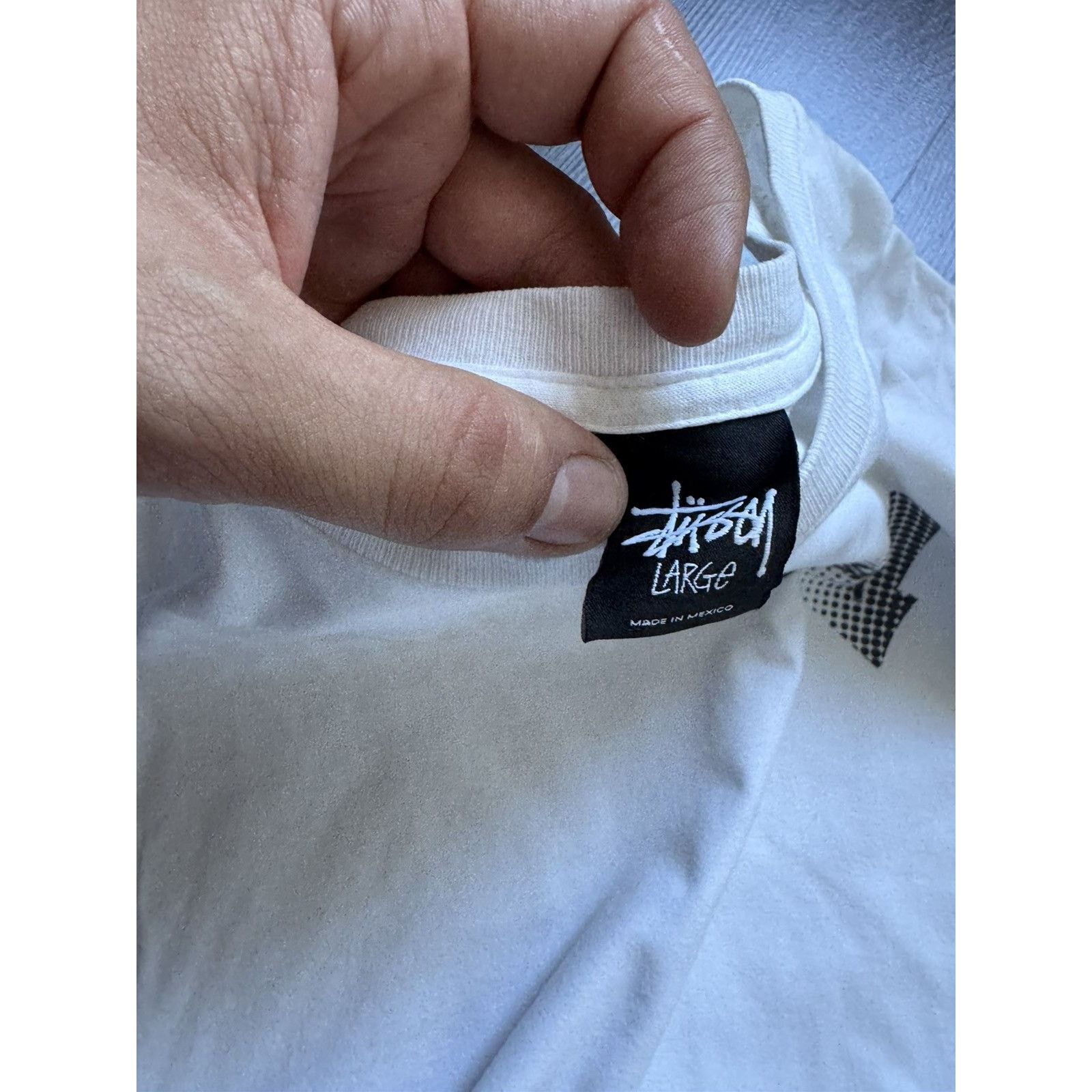 Stussy Vintage Stussy White Back Logo t-shirt Size US L / EU 52-54 / 3 - 6 Thumbnail