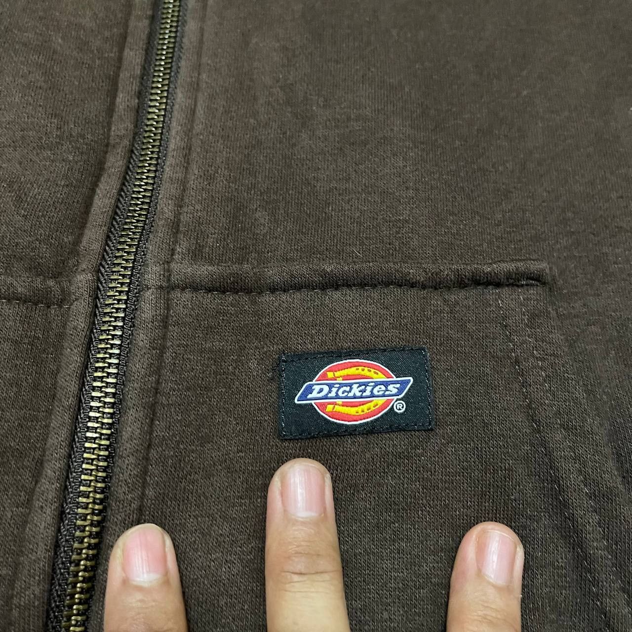 Dickies Vintage Dickies Zipper Hoodie Brown Size US M / EU 48-50 / 2 - 5 Thumbnail