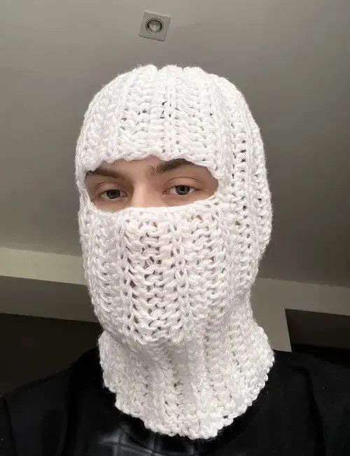 Other Handmade Knit Balaclava Face Mask Ski Mask Size ONE SIZE - 1 Thumbnail